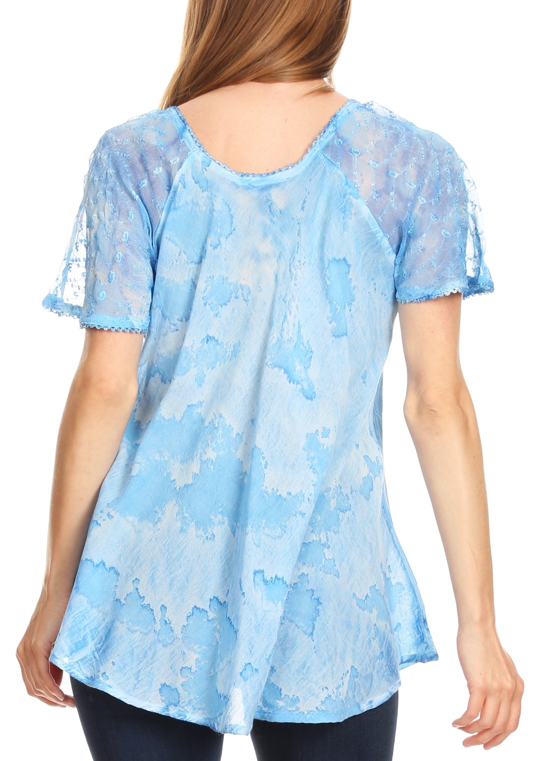 blue shirt back