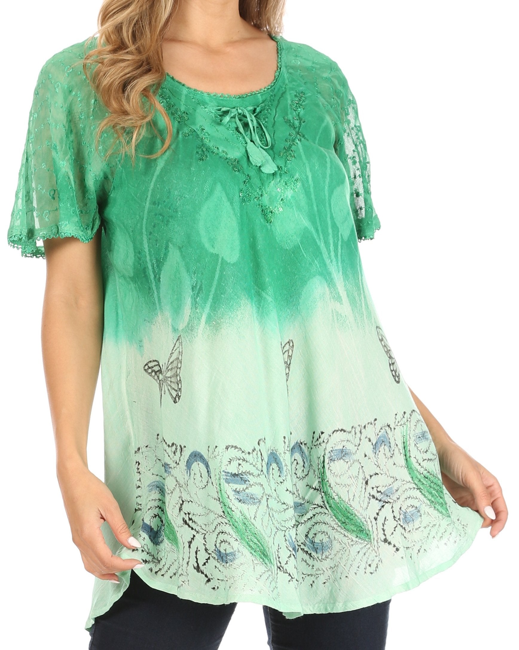 green shirt