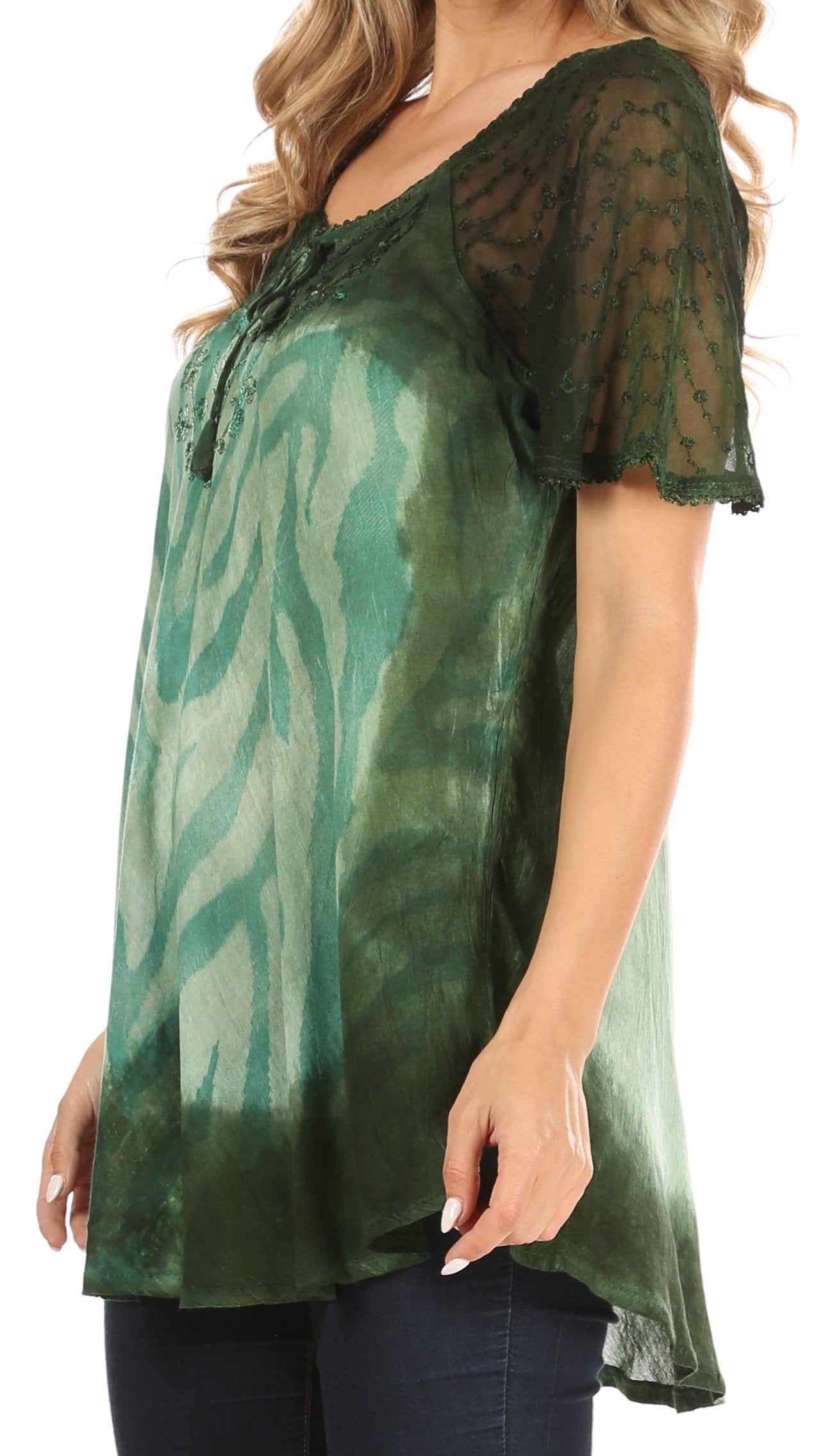 green shirt