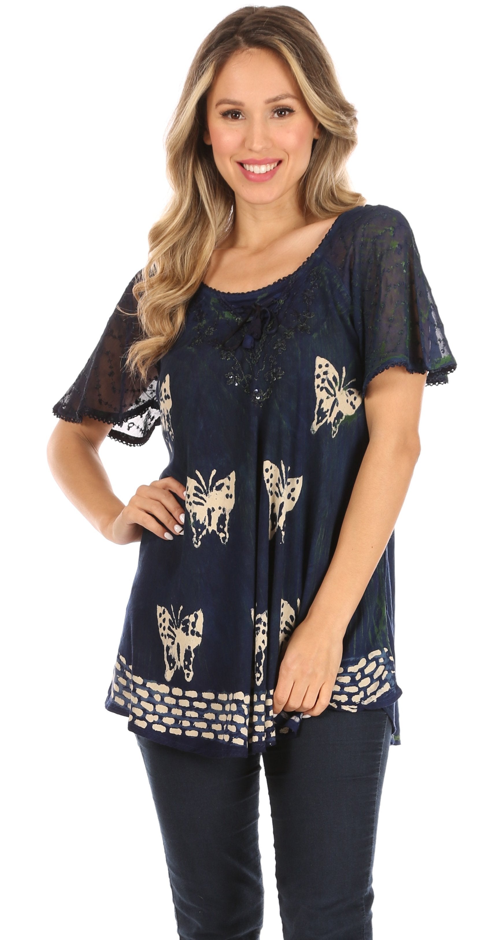navy shirt