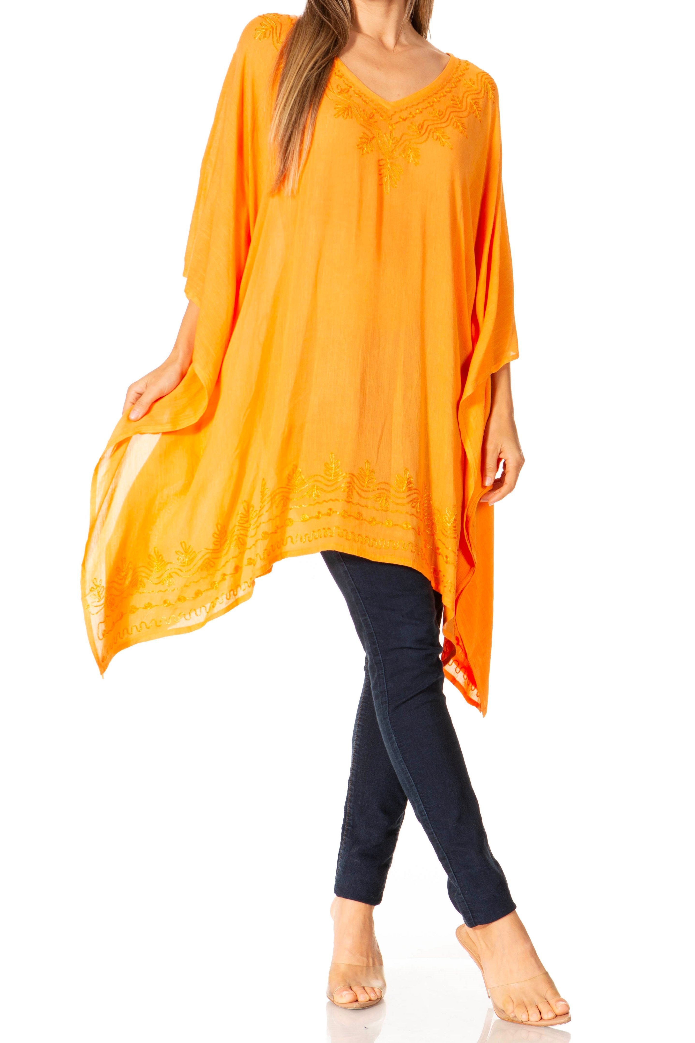 orange shirt