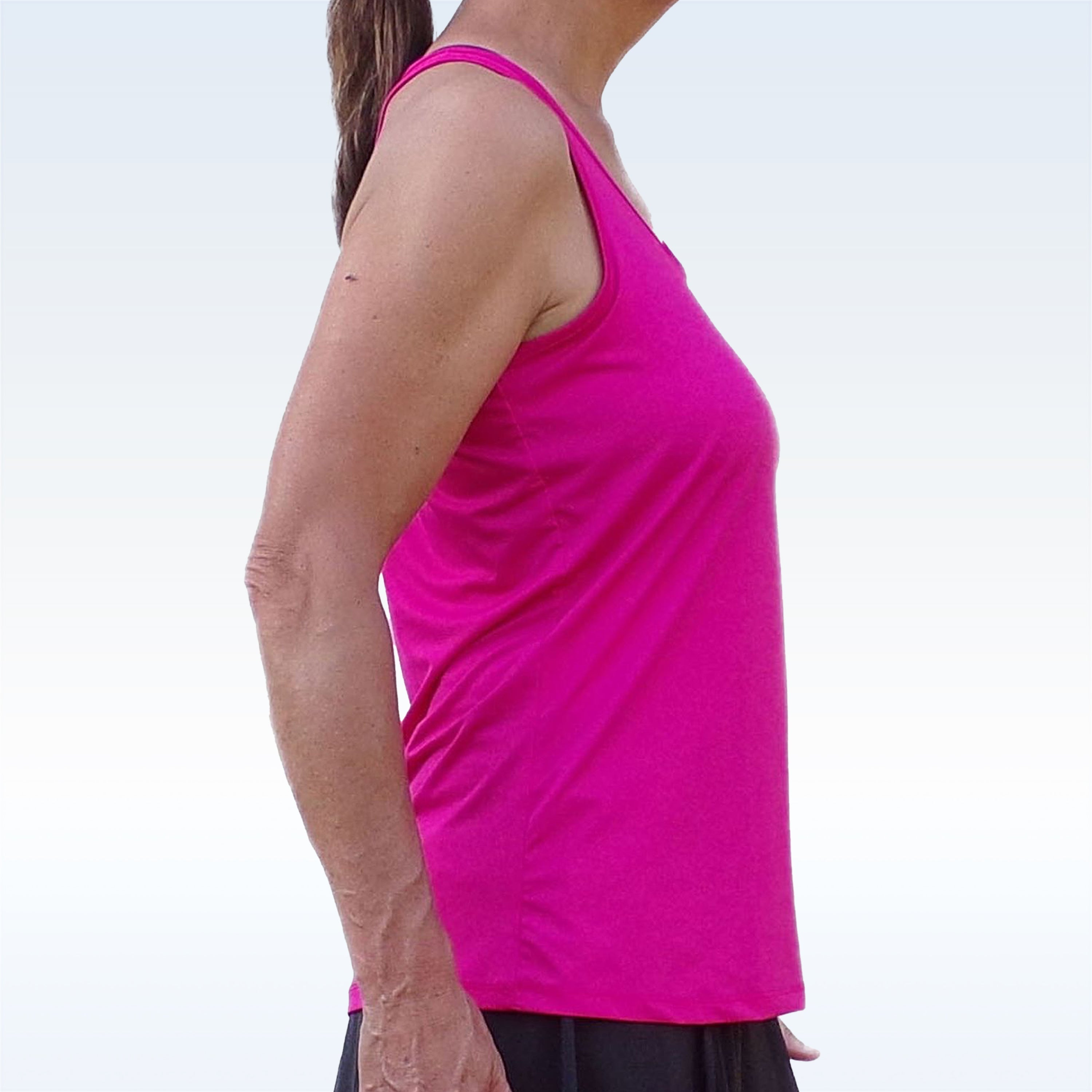 Pickleball Bella Racerback Tank Pink