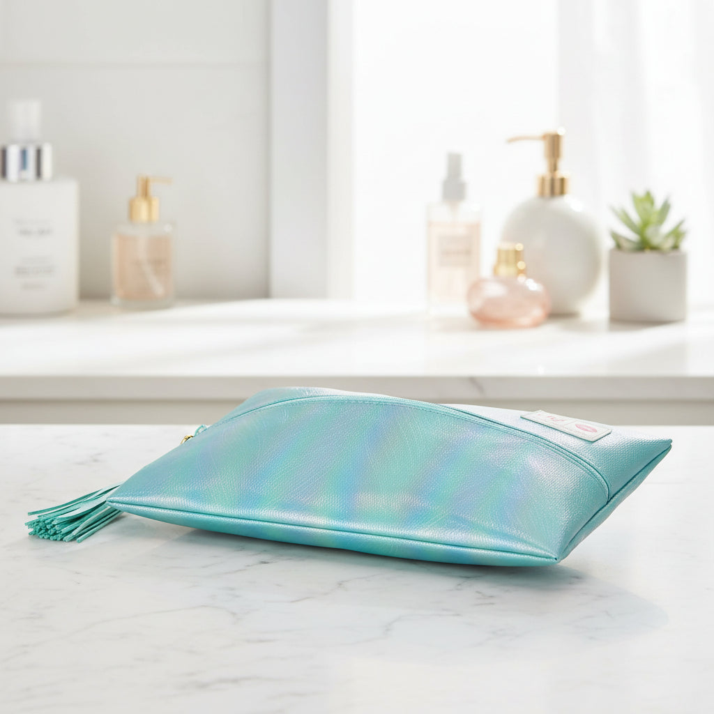 Blue Makeup Junkie Bags