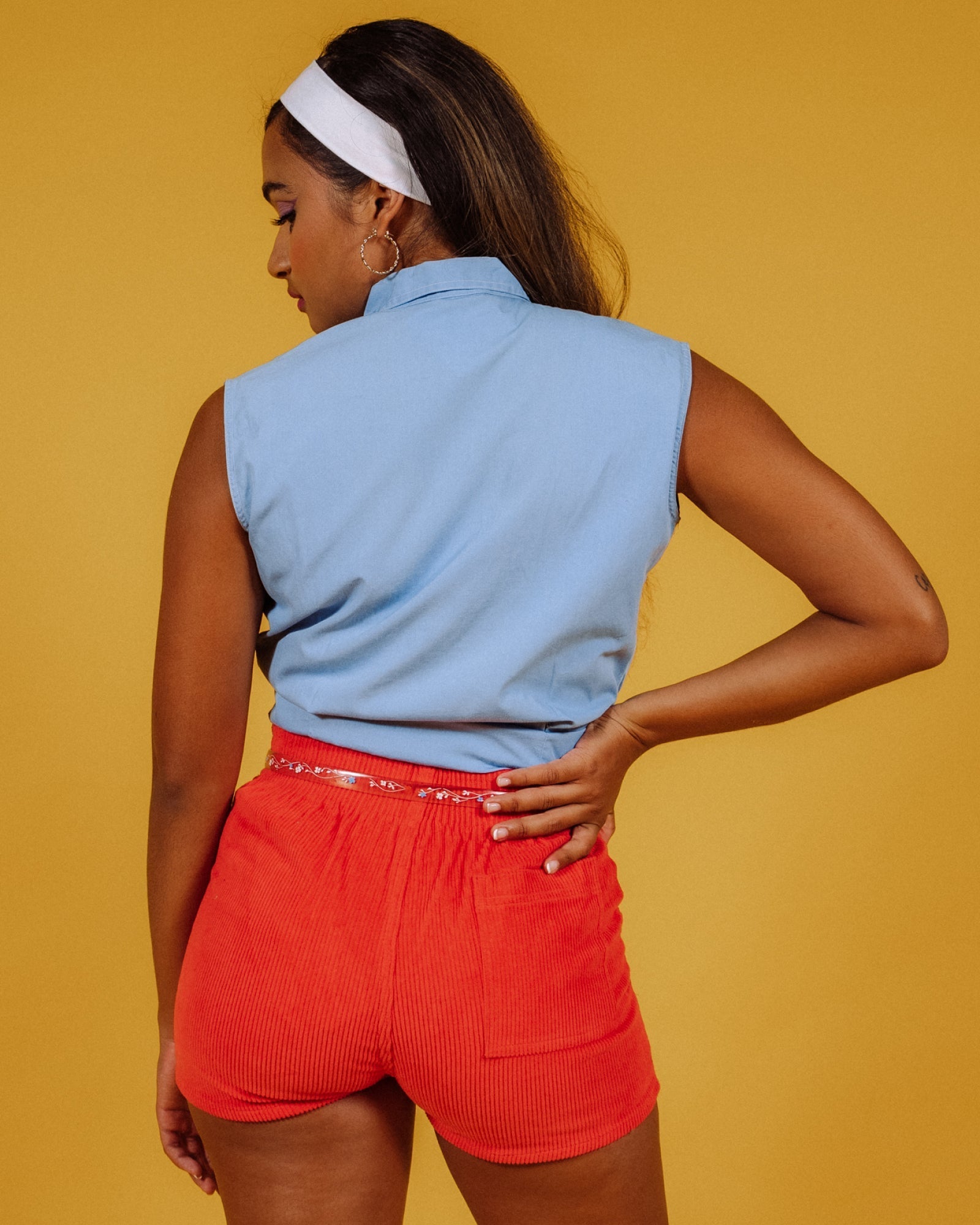 Hammies Women's Corduroy Short (Red)