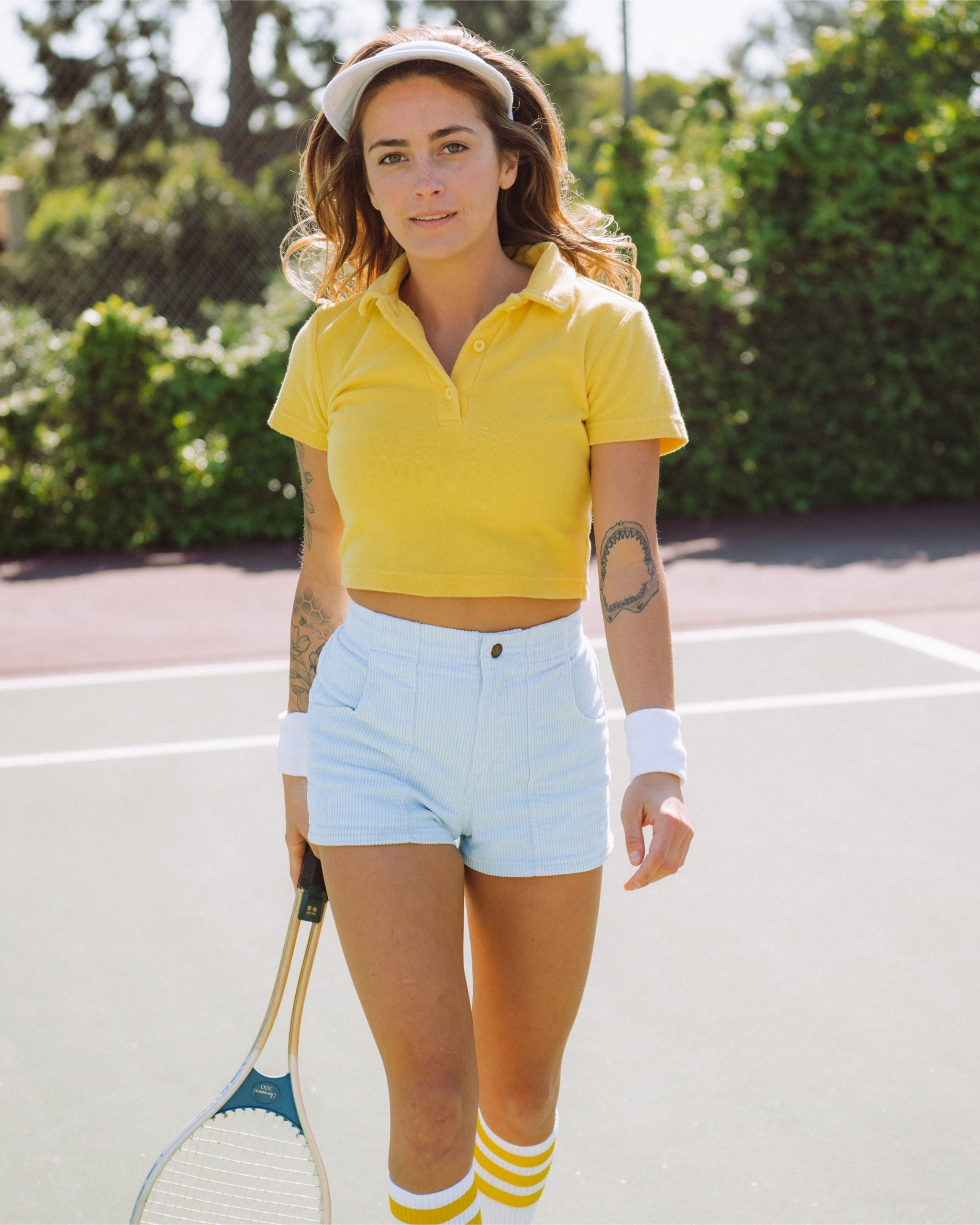 Hammies Women's Terry Polo (Yellow)