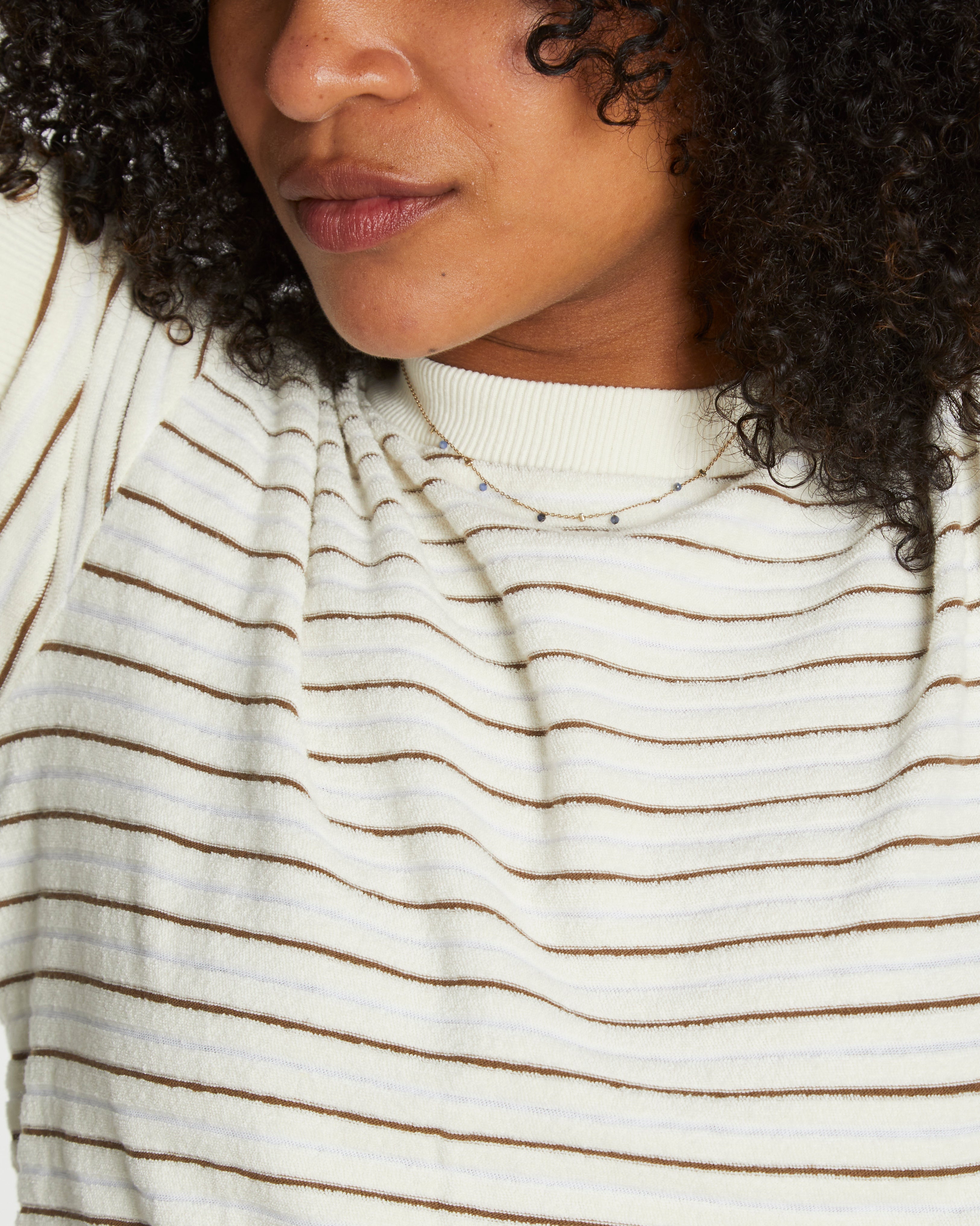 Hammies Women's Terry Tee (Cream/Brown)