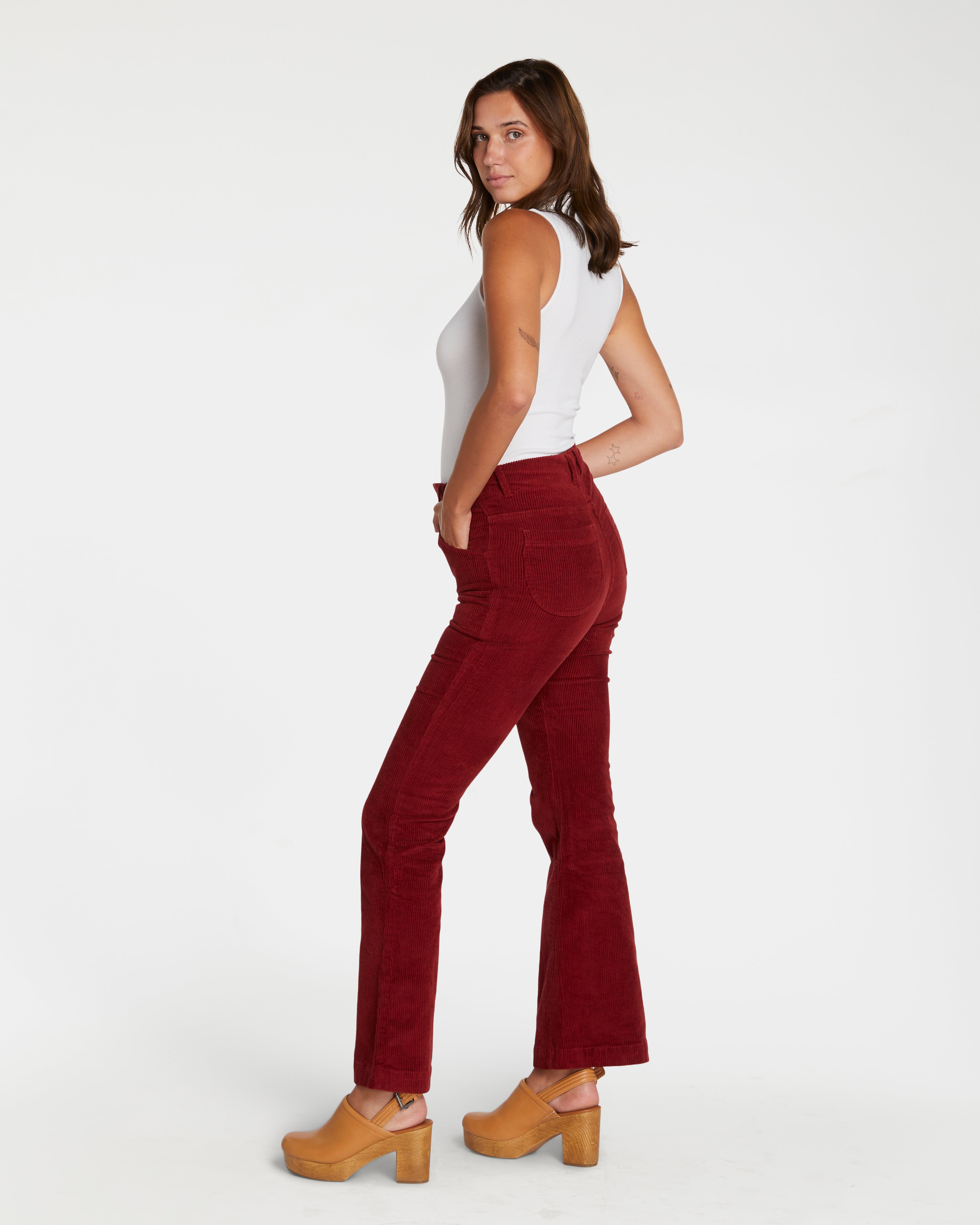 Hammies Women's Bell Bottom (Burgundy)