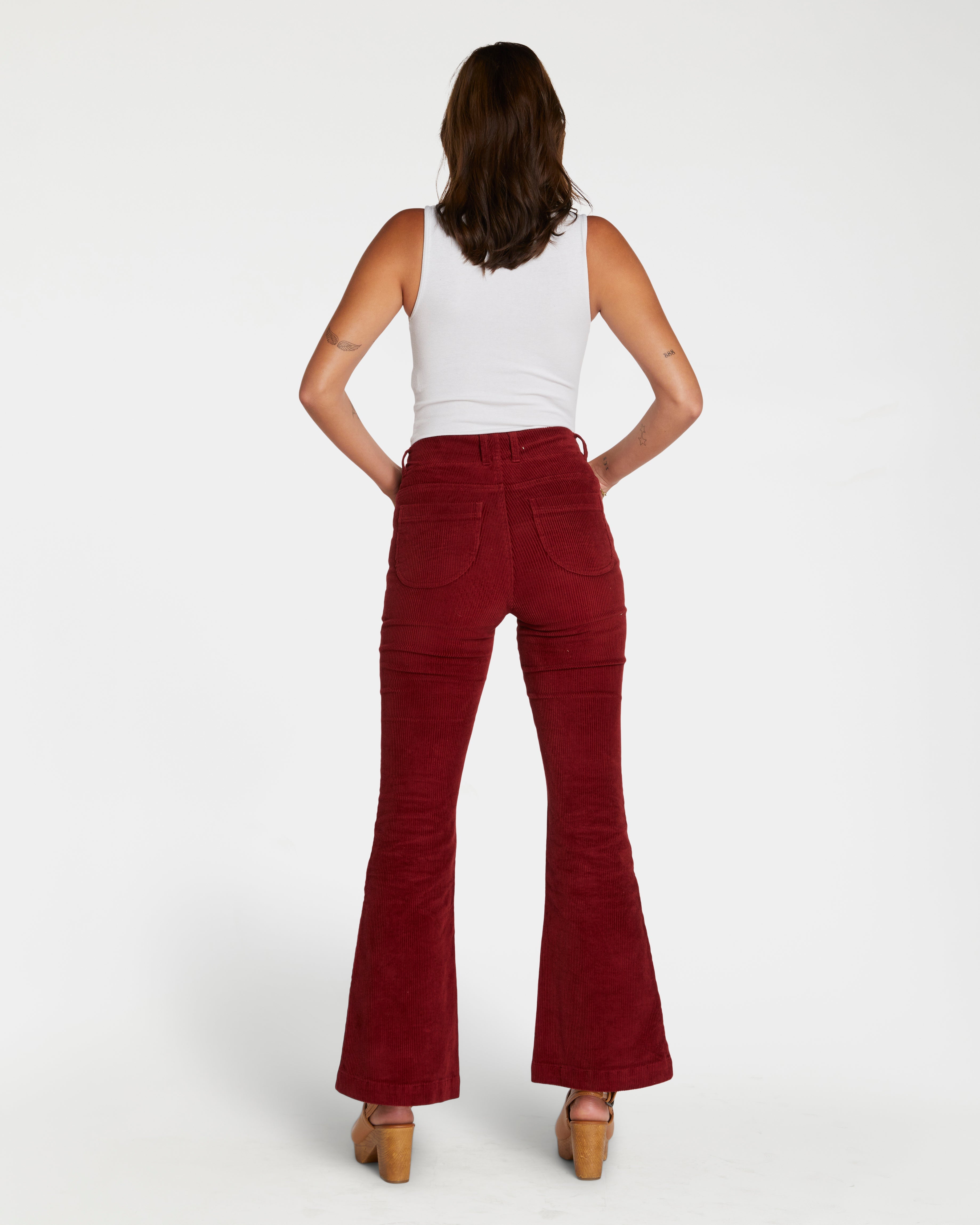 Hammies Women's Bell Bottom (Burgundy)