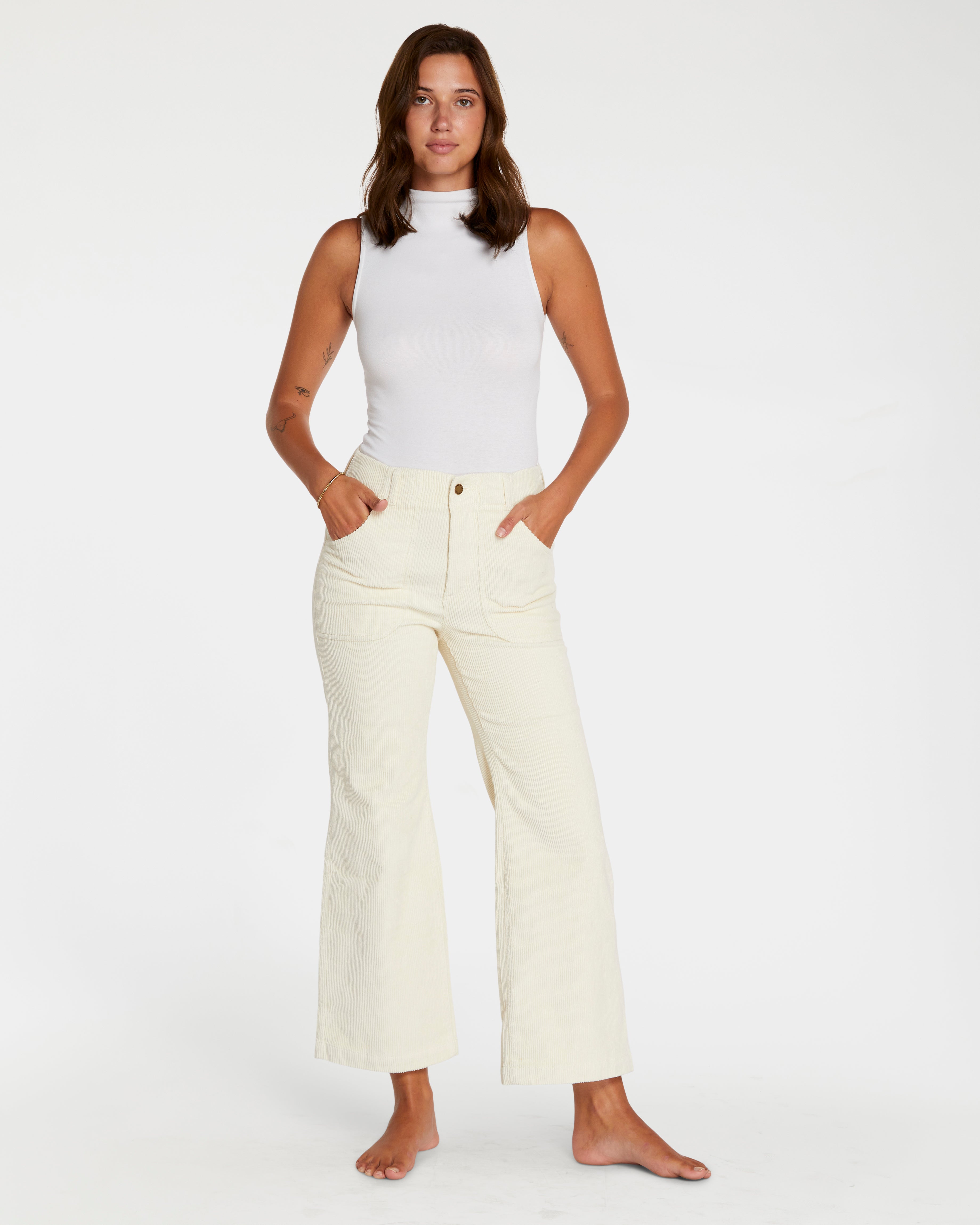 Hammies Women's Stovepipe Pant (Cream)