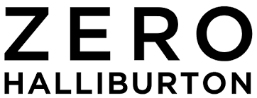 ZERO Halliburton logo in black text on a white background