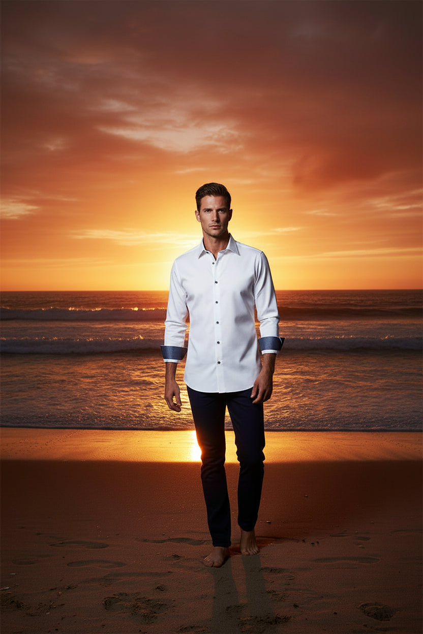 long sleeve white shirt