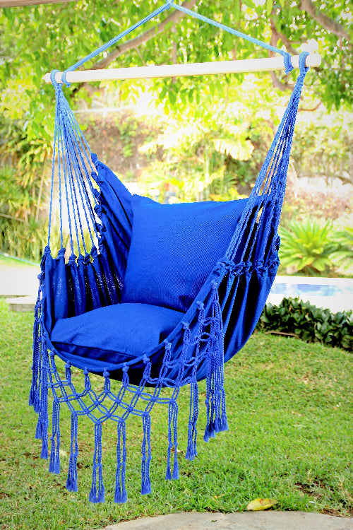 Limbo Imports Serena Macrame Hammock Chair Swing - Thumbnail 3
