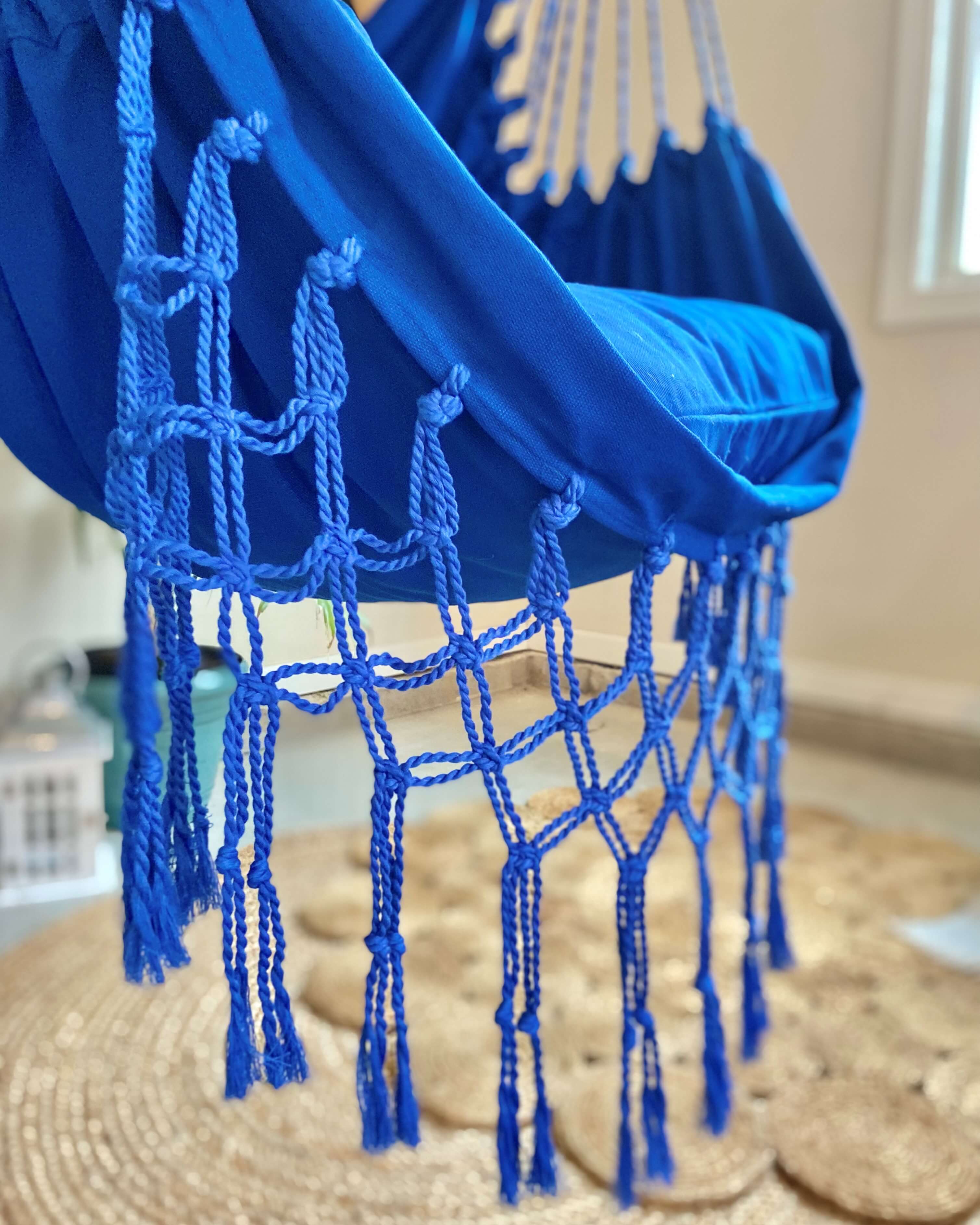 Limbo Imports Serena Macrame Hammock Chair Swing - Thumbnail 5