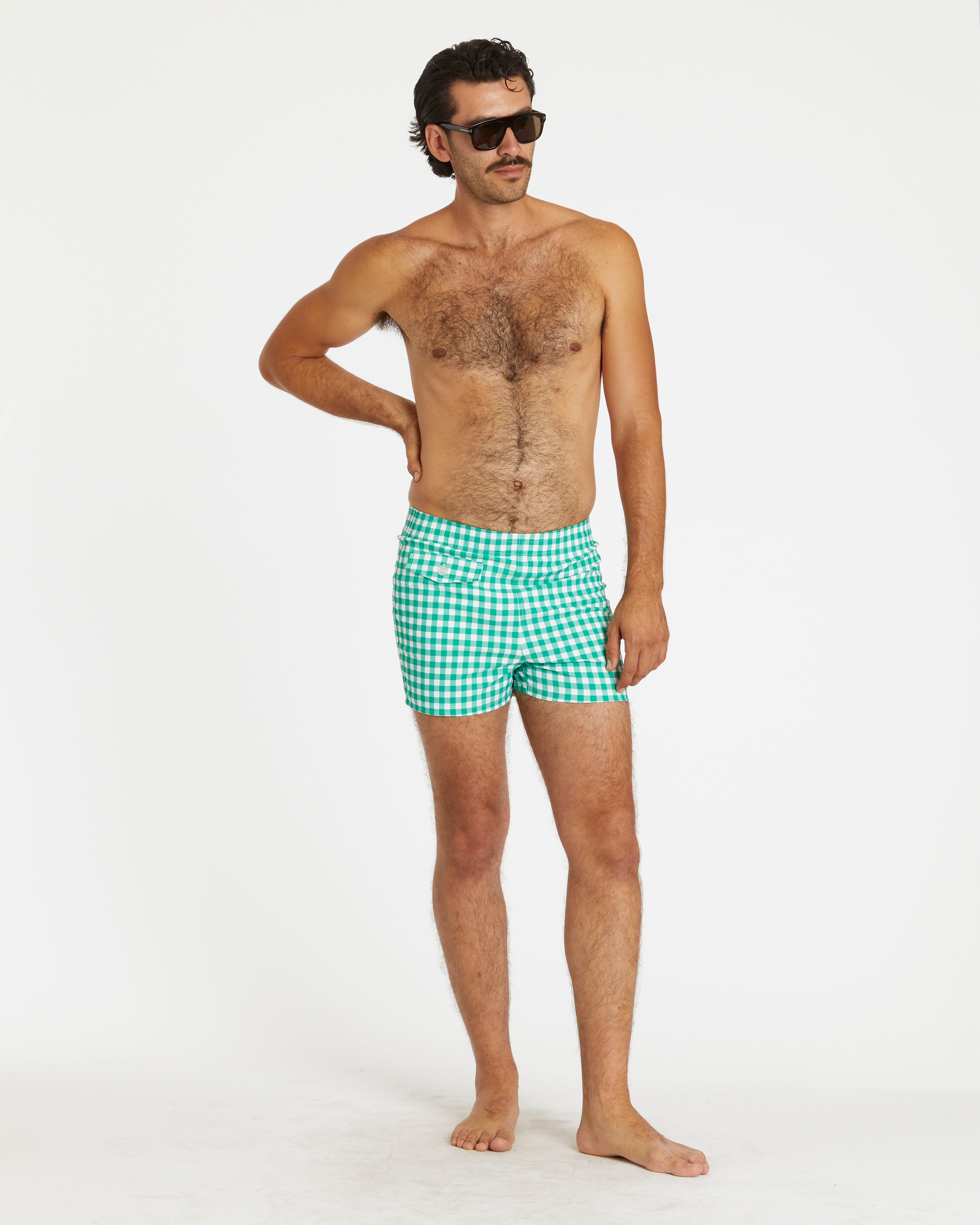 Hammies Gingham Cabana Trunk (Green)