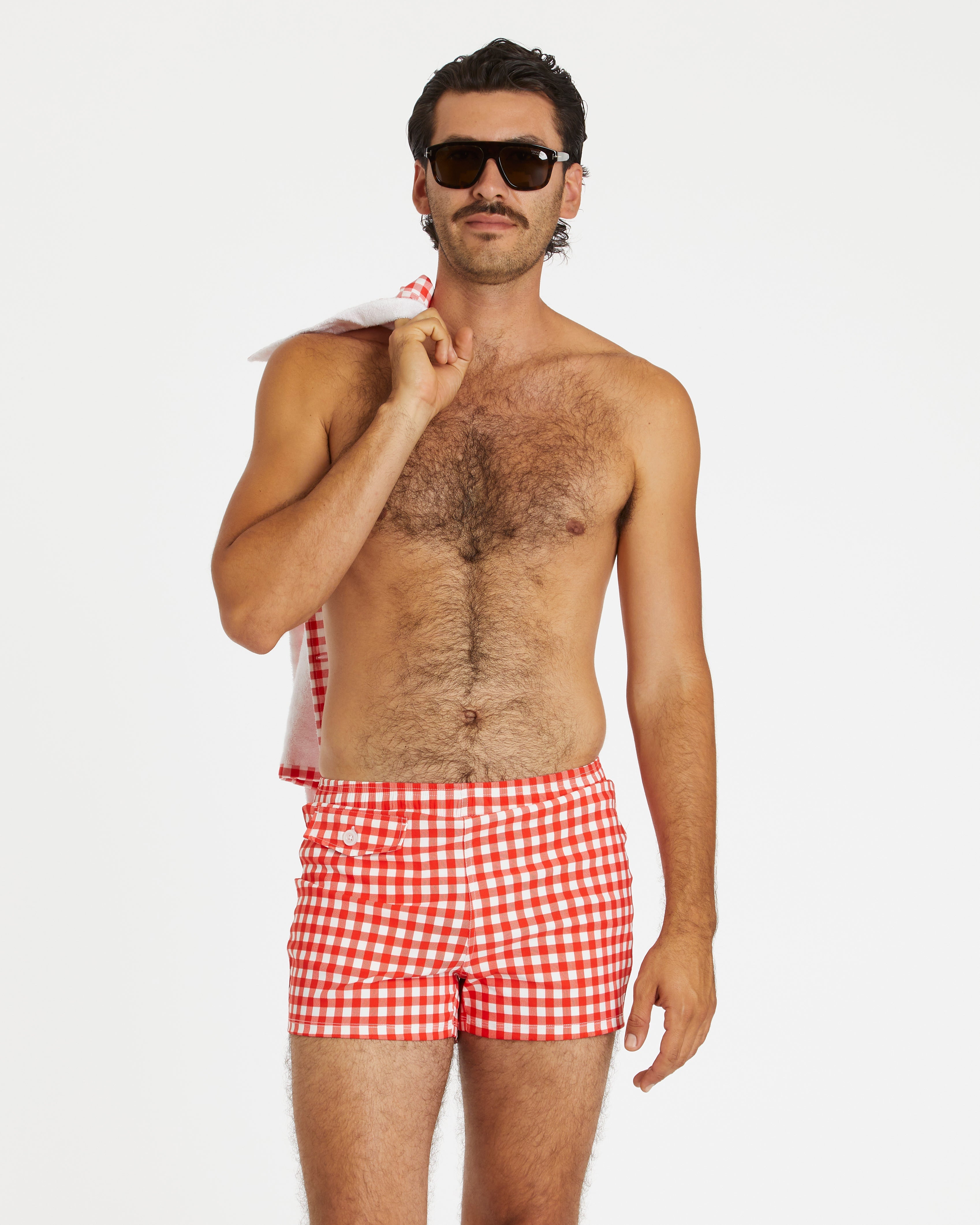 Hammies Gingham Cabana Trunk (Red)