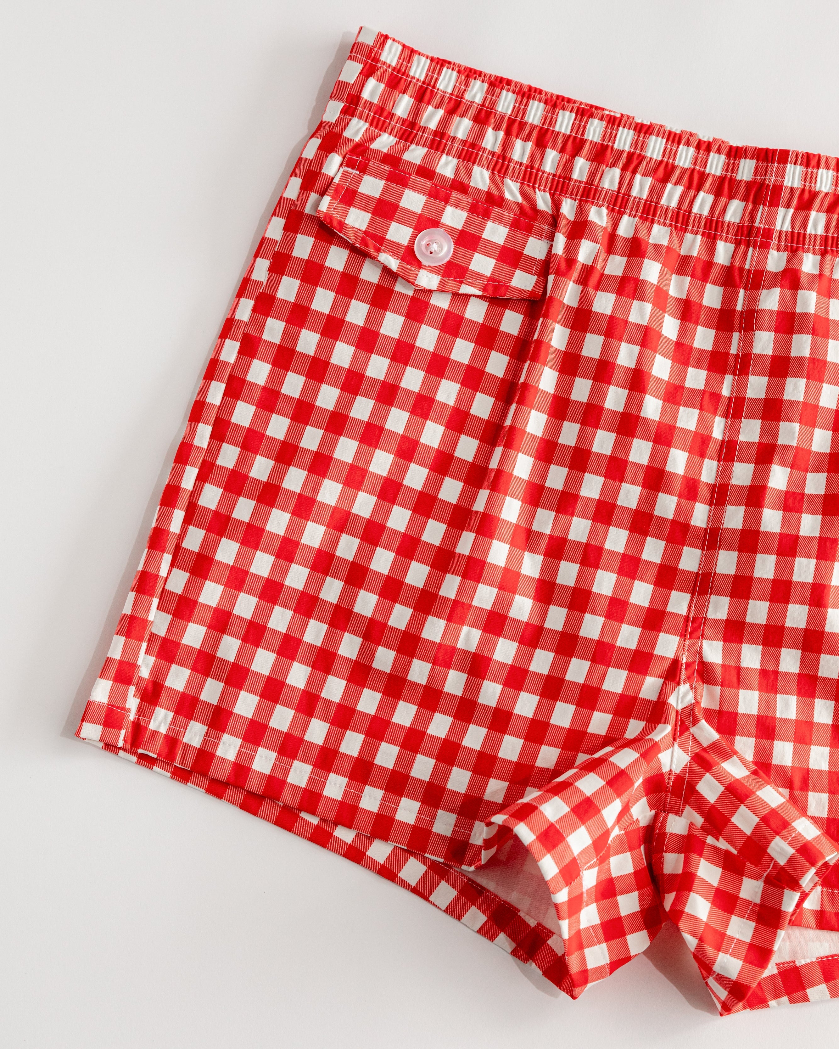 Hammies Gingham Cabana Trunk (Red)
