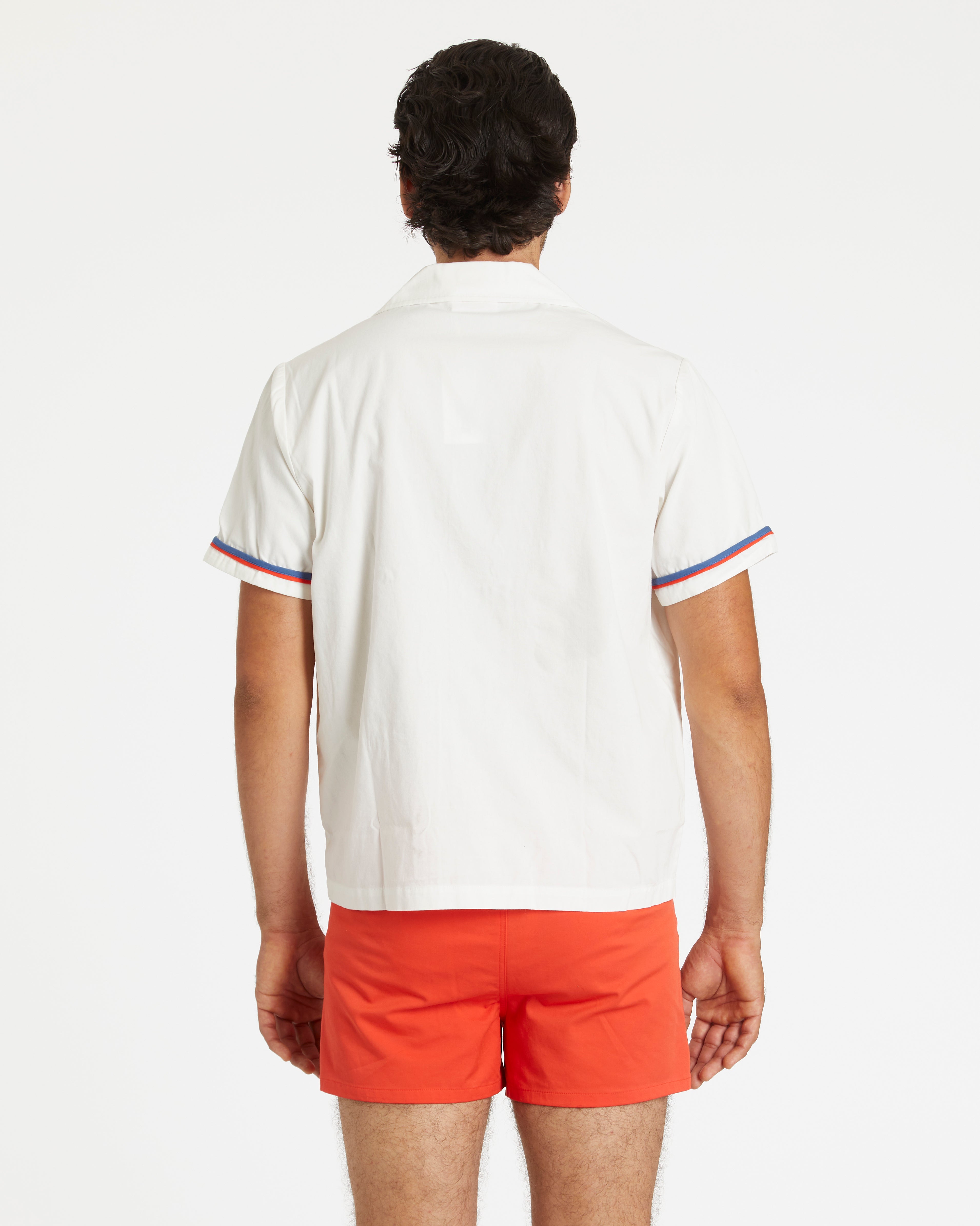 Hammies Summer Cabana Shirt (White/Navy/Red)