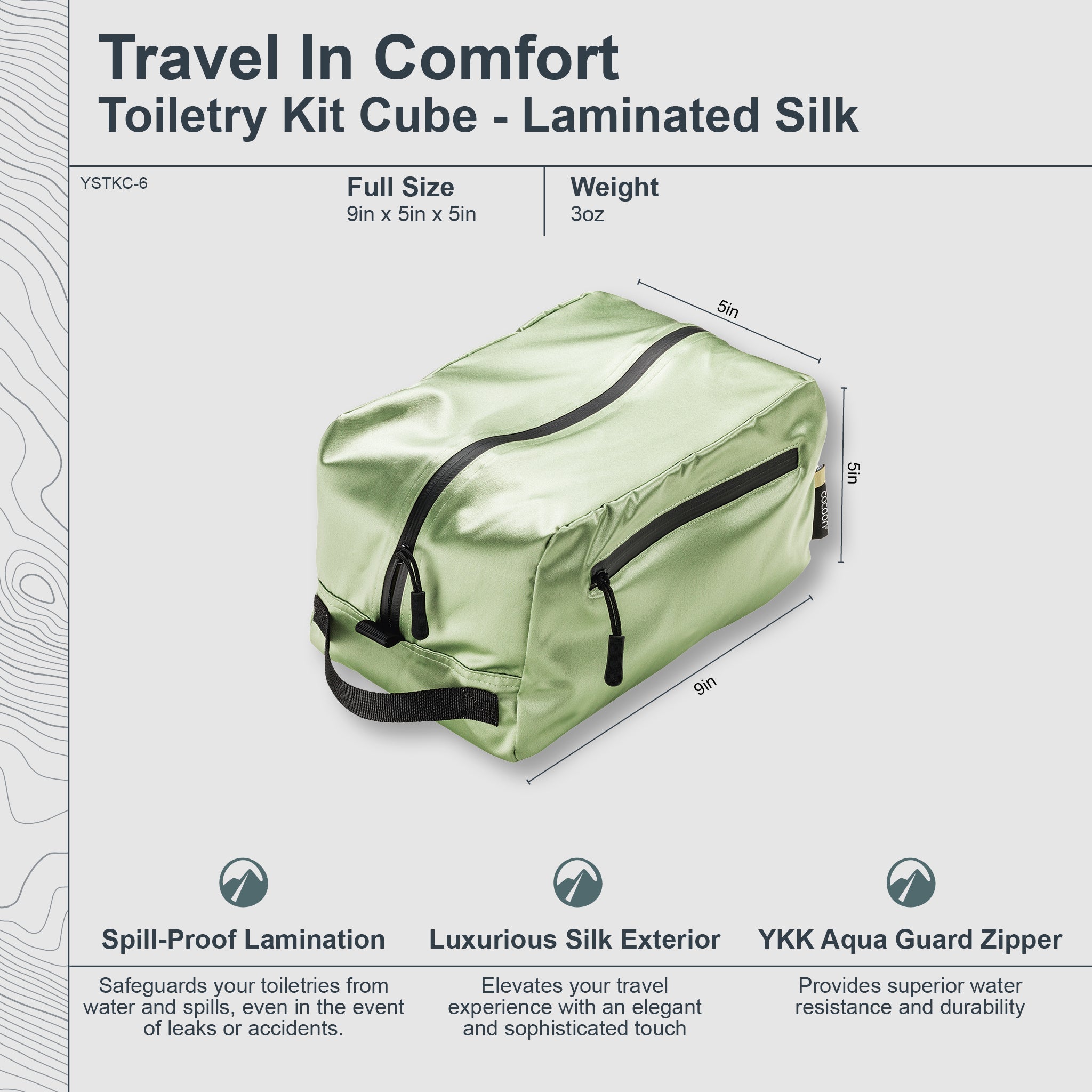 COCOON Toiletry Kit Cube Monsoon Silk™