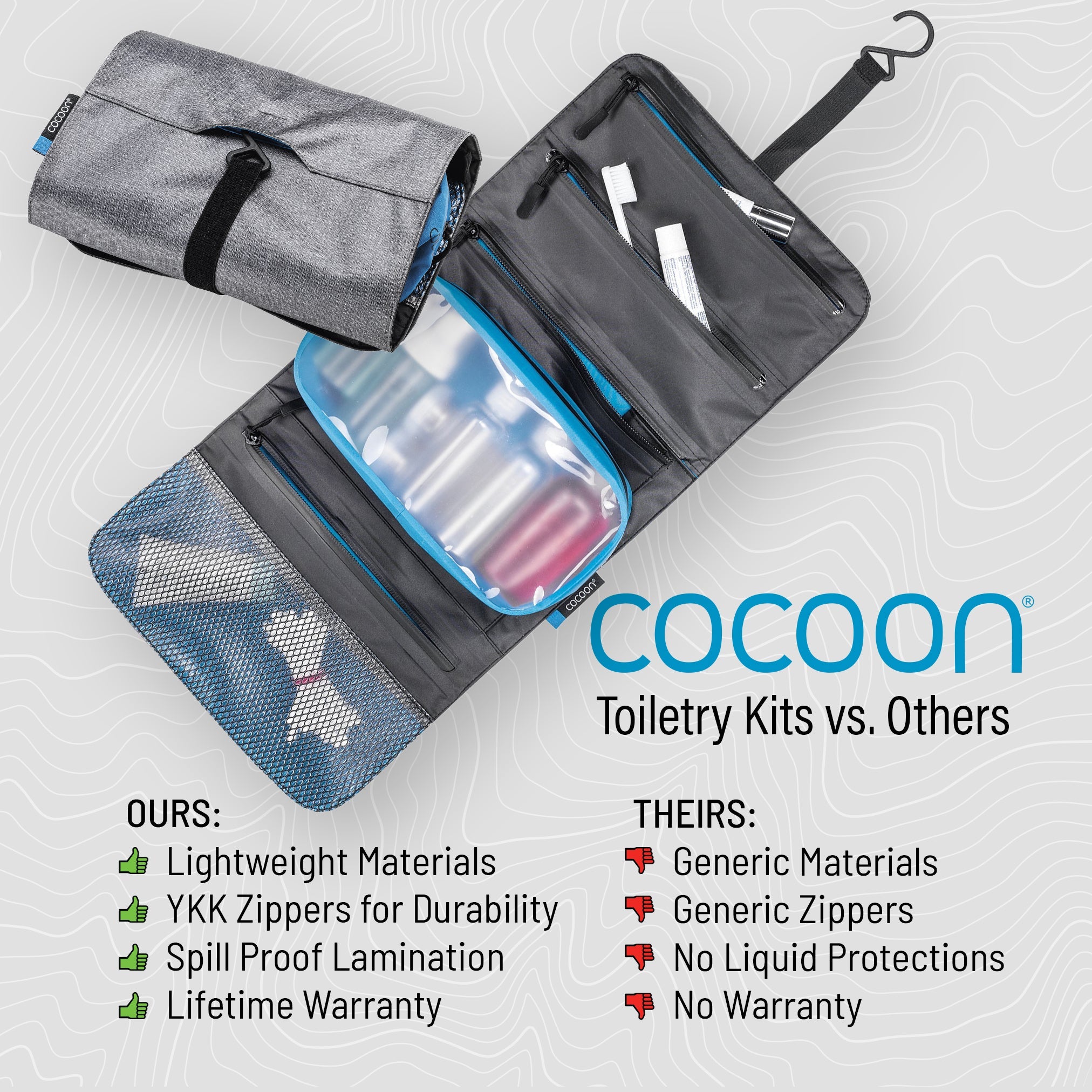 COCOON Toiletry Kit Cube Monsoon Silk™