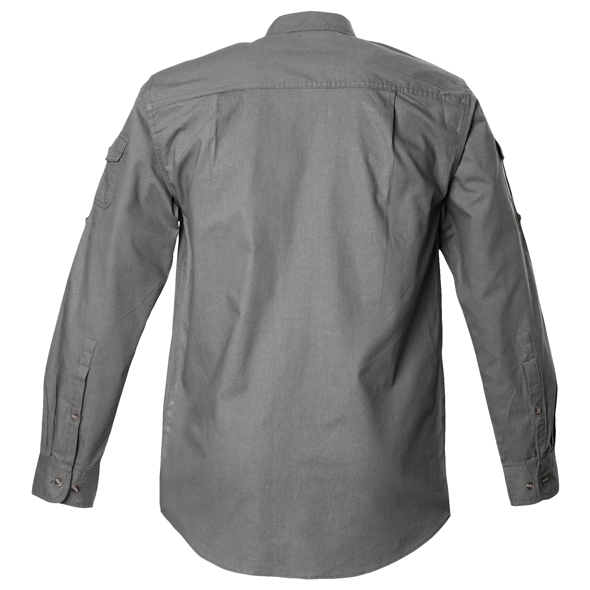 Gray shirt on a white background