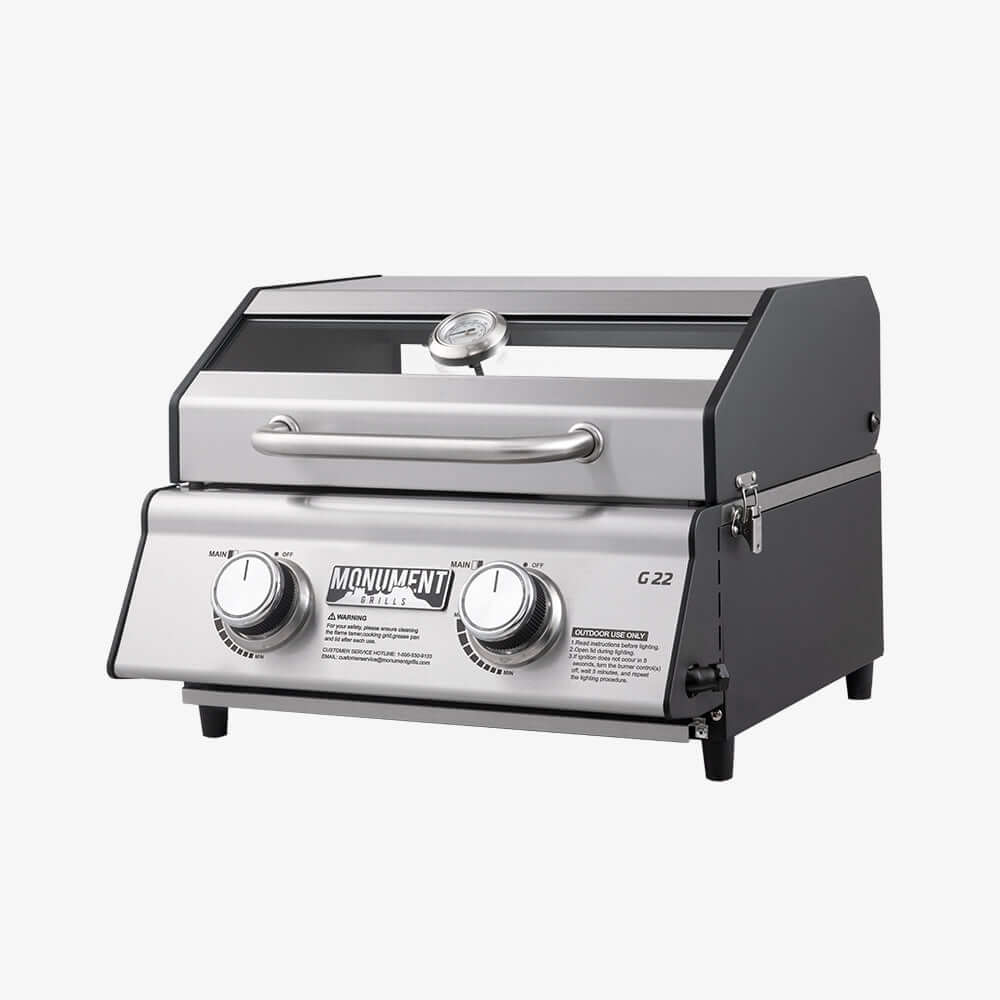 Monument Sports G22 grill on a white background