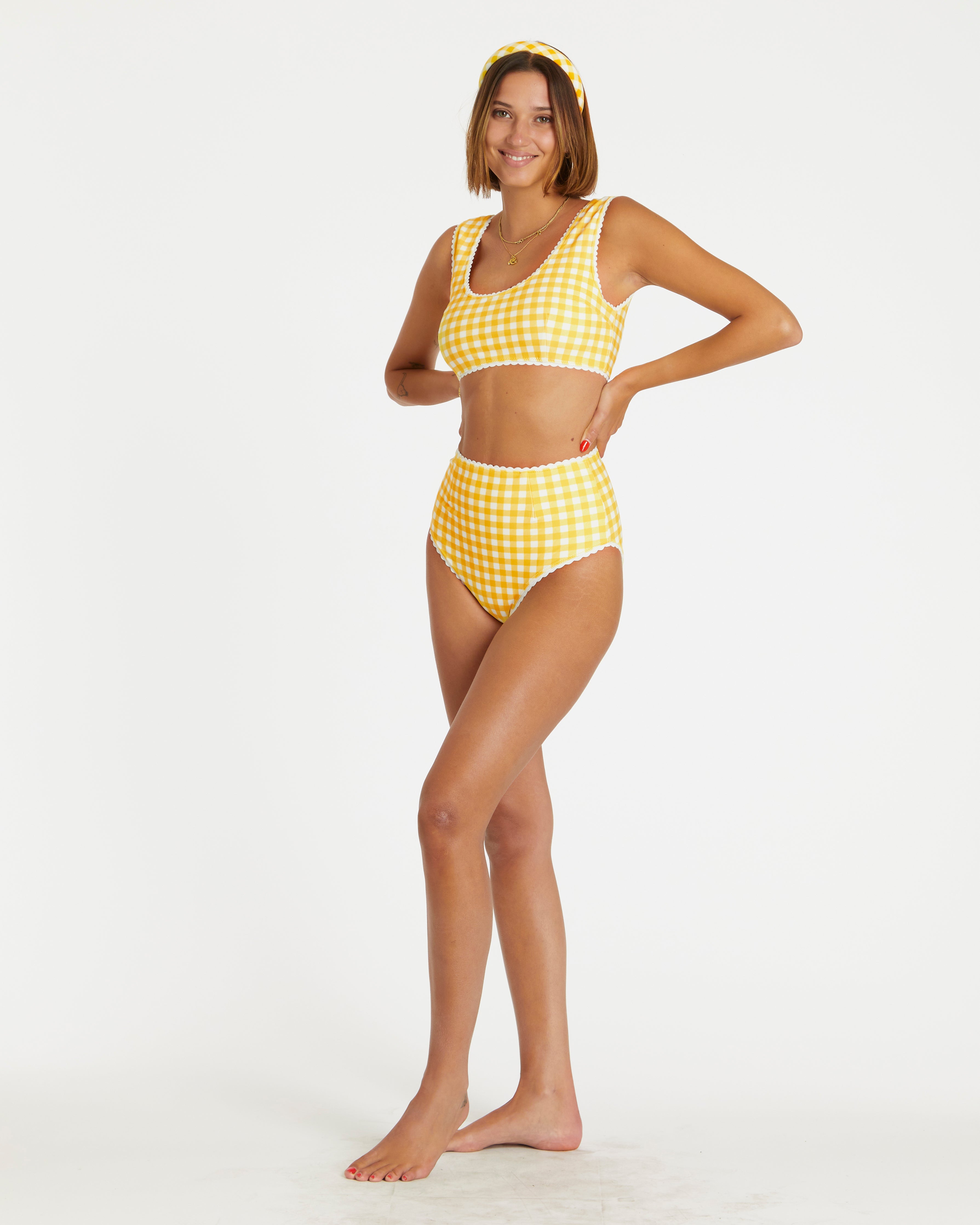 Hammies Gingham Bikini (Yellow)