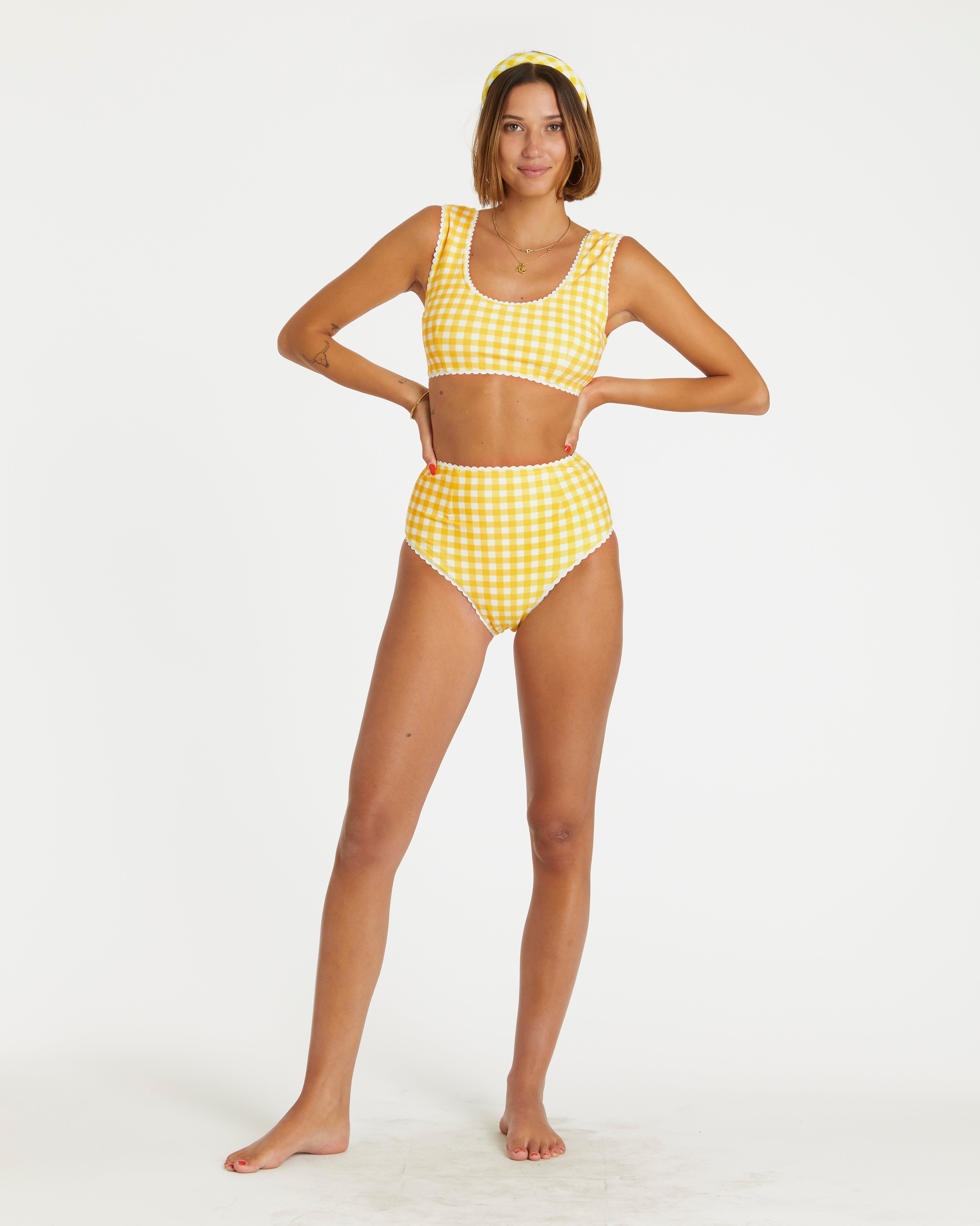 Hammies Gingham Bikini (Yellow)