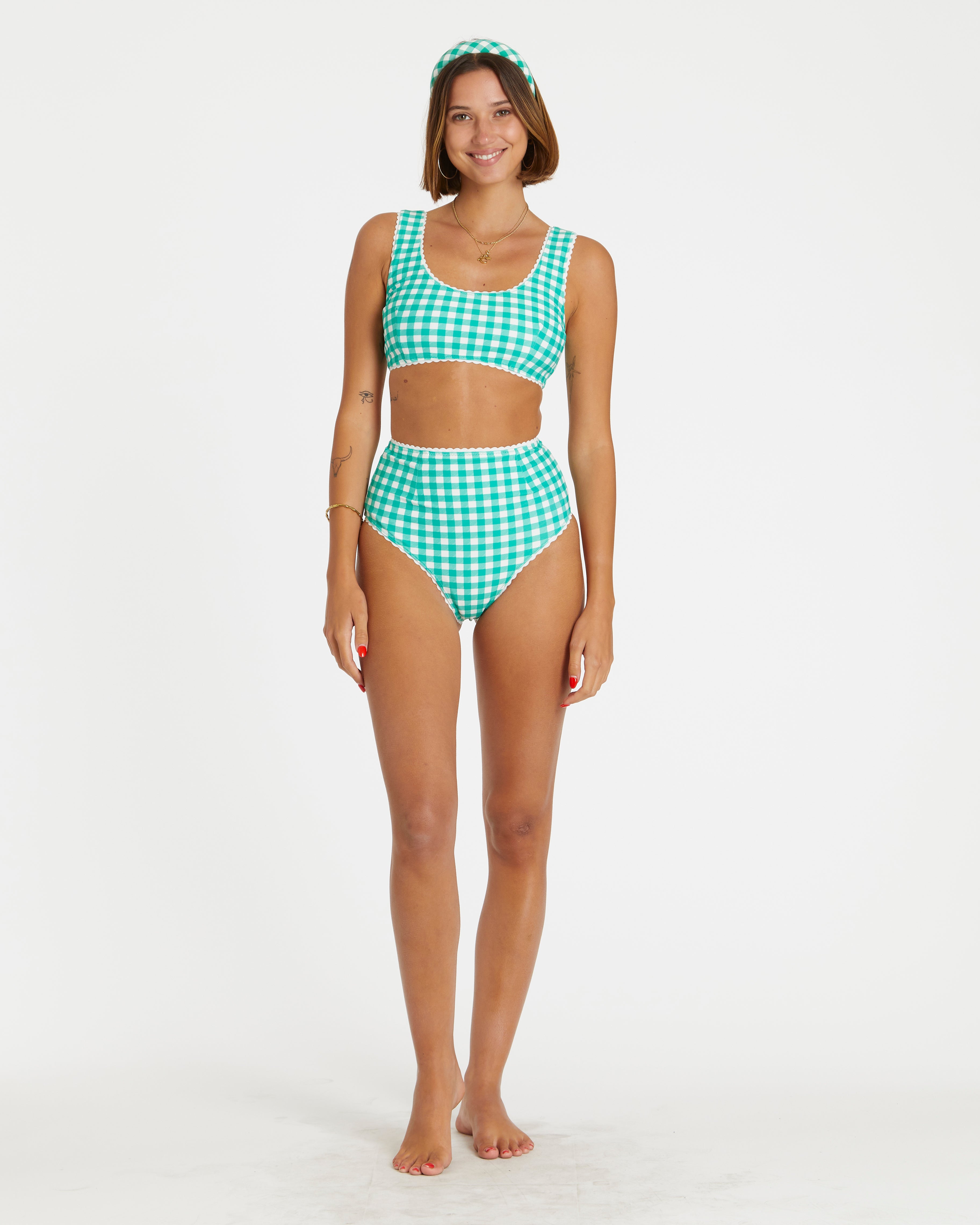 Hammies Gingham Bikini (Green)