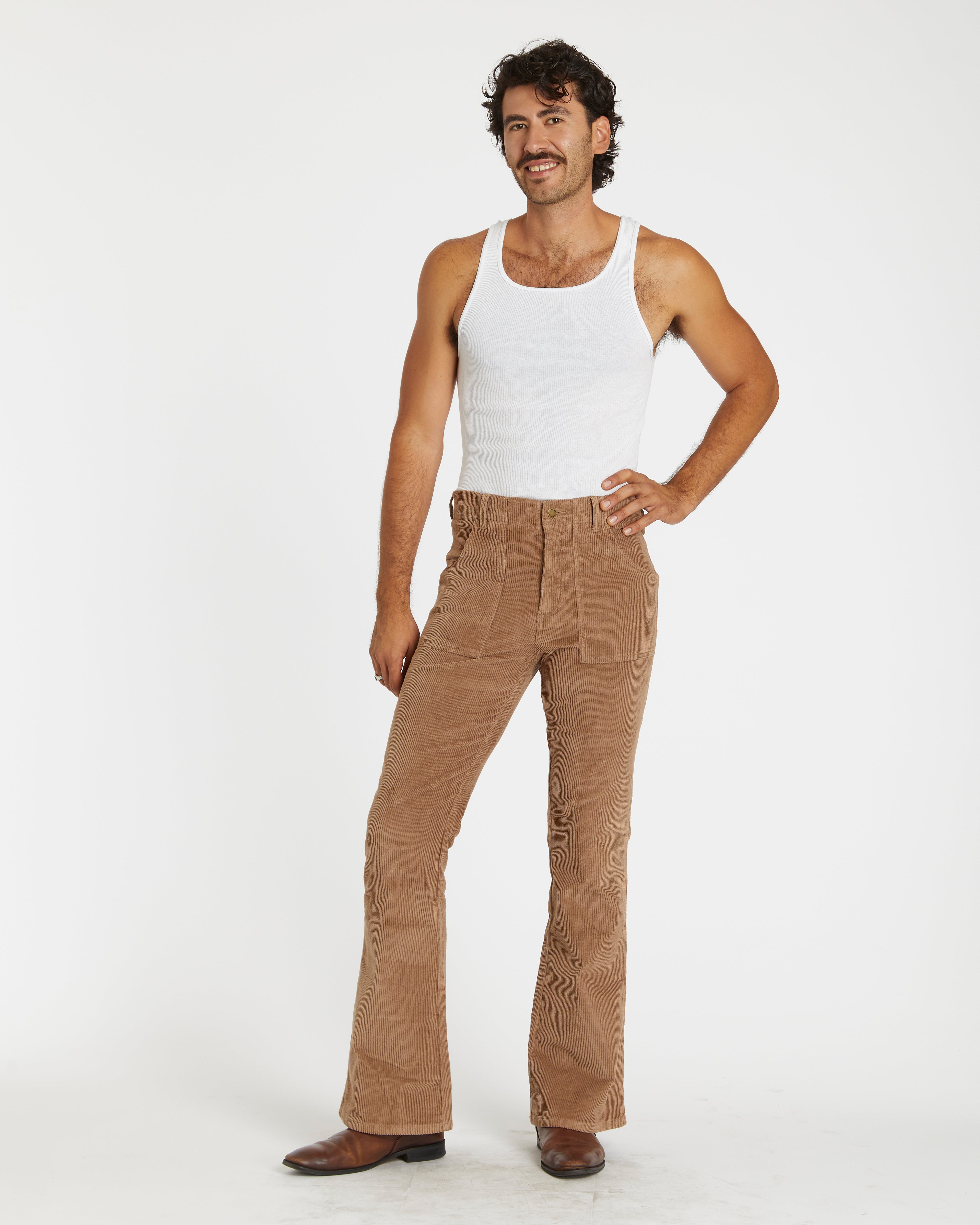 Hammies Men's Bell Bottom (Brown)