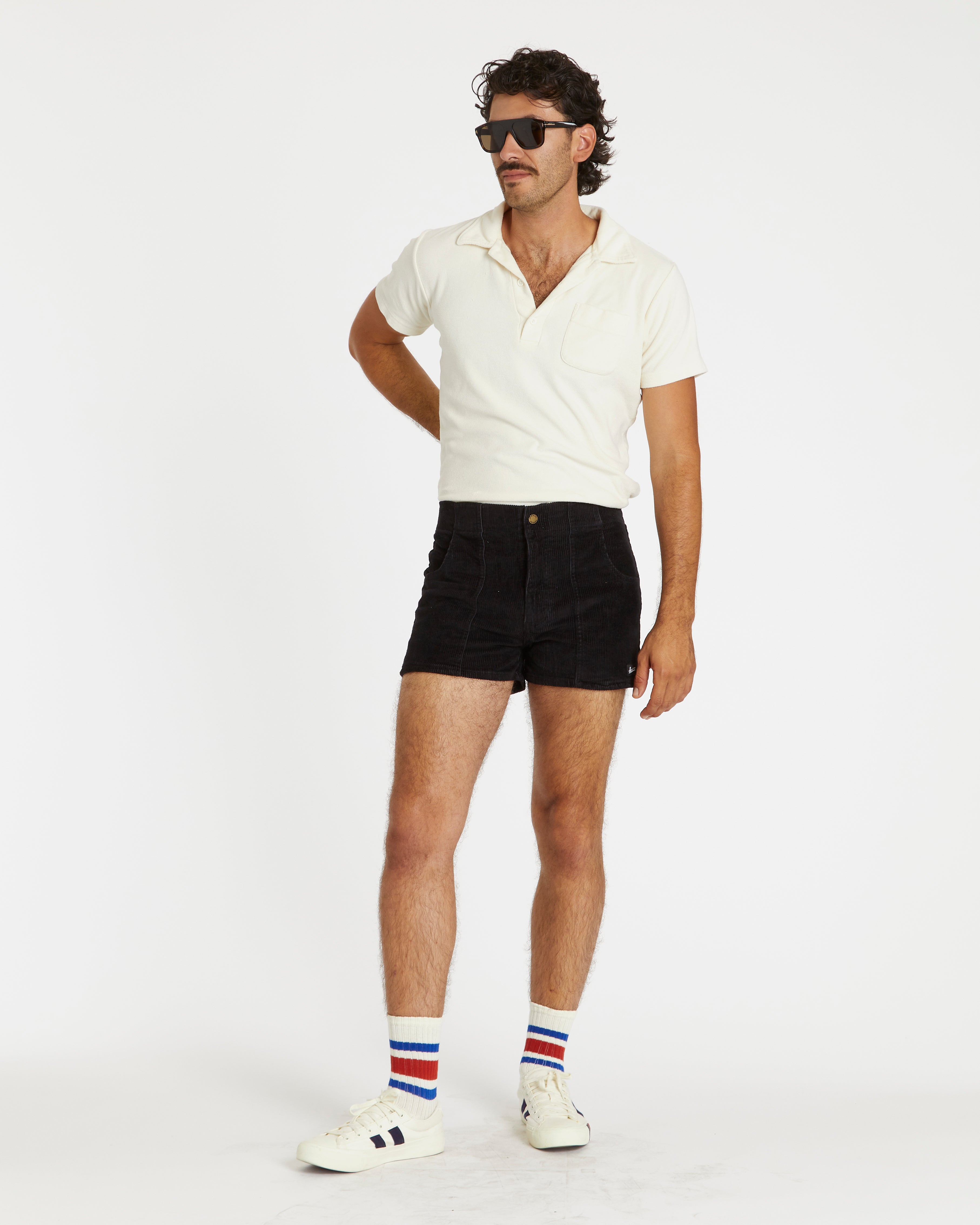 Hammies Men's Corduroy Short (Black)