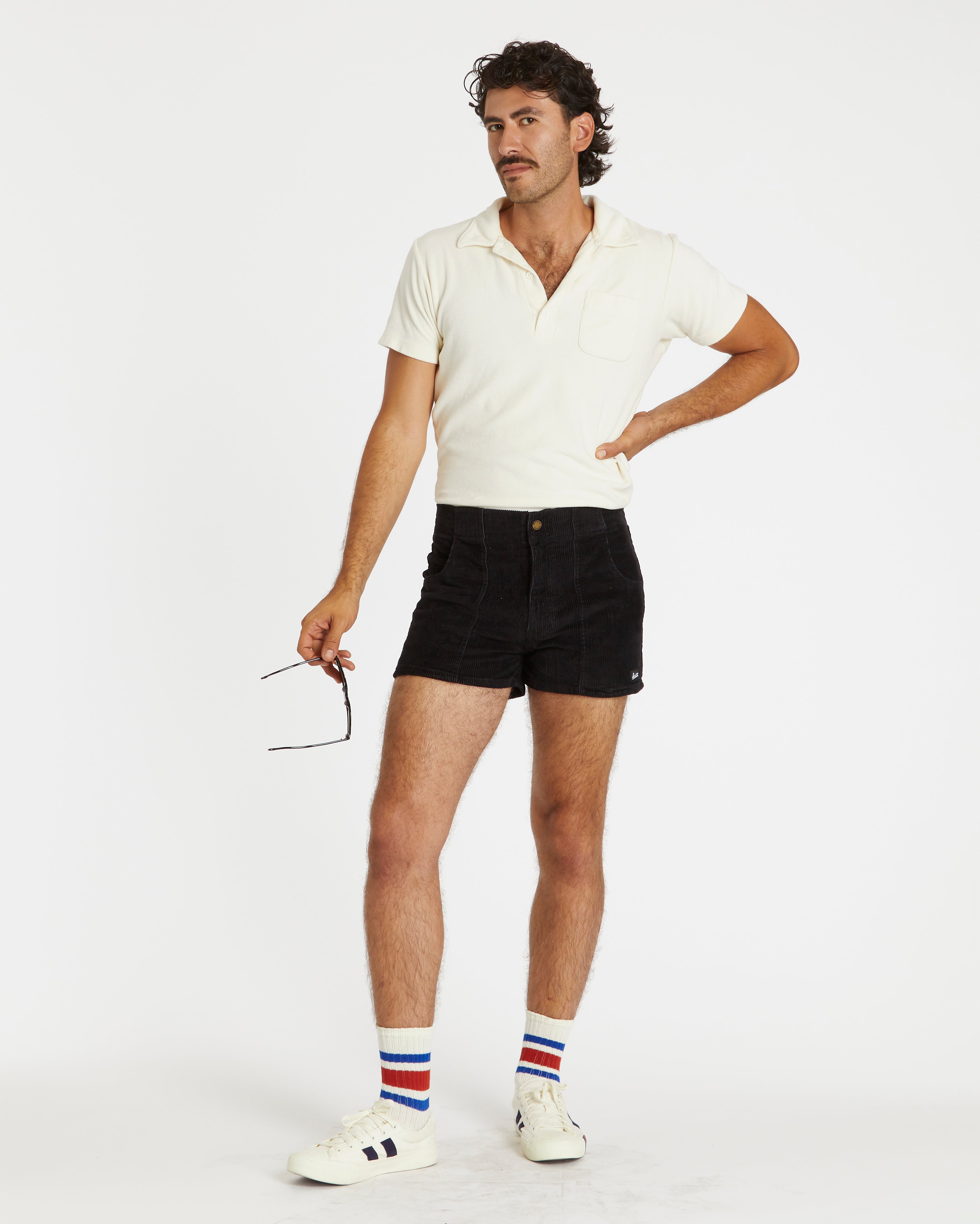 Hammies Men's Corduroy Short (Black)