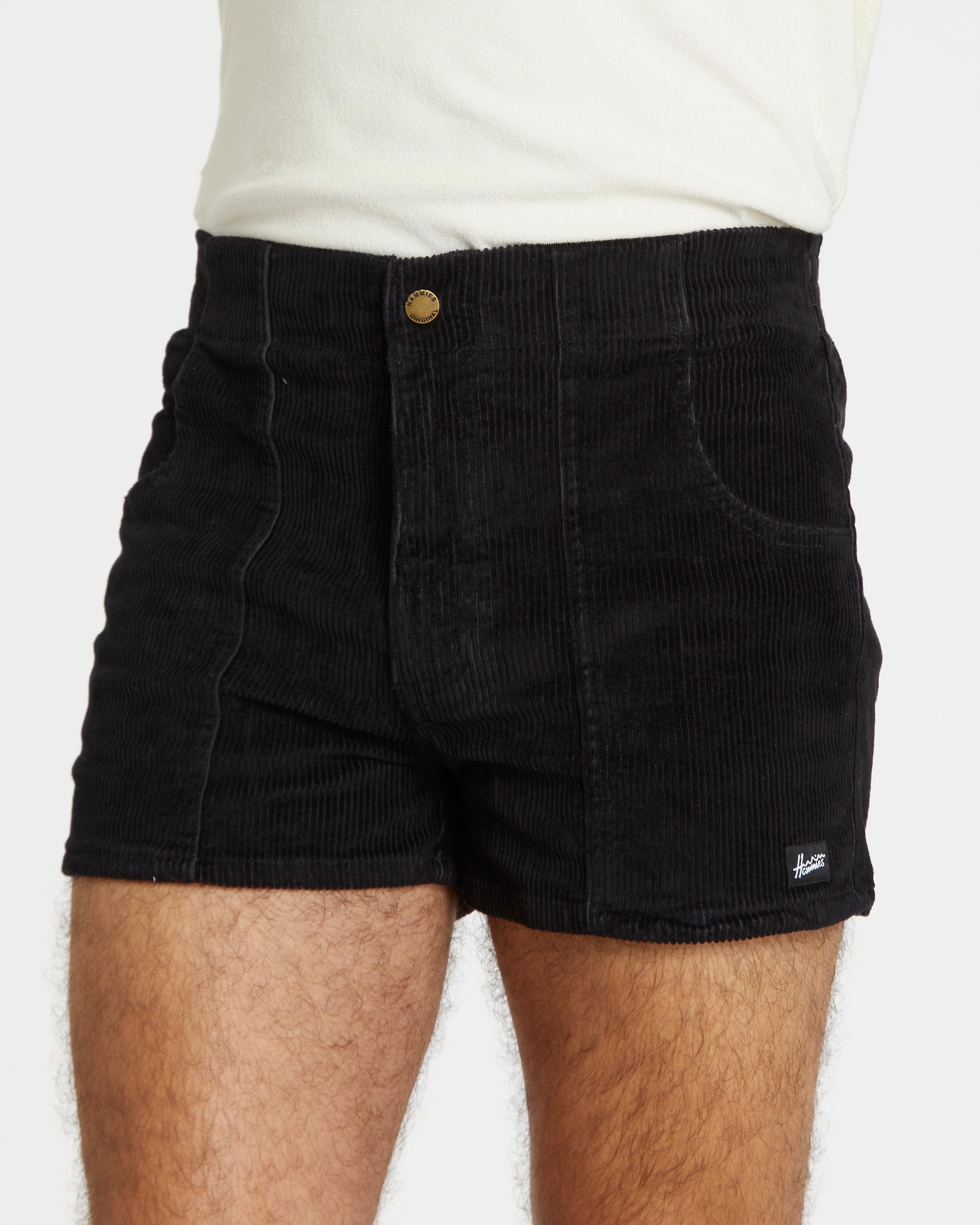 Hammies Men's Corduroy Short (Black)