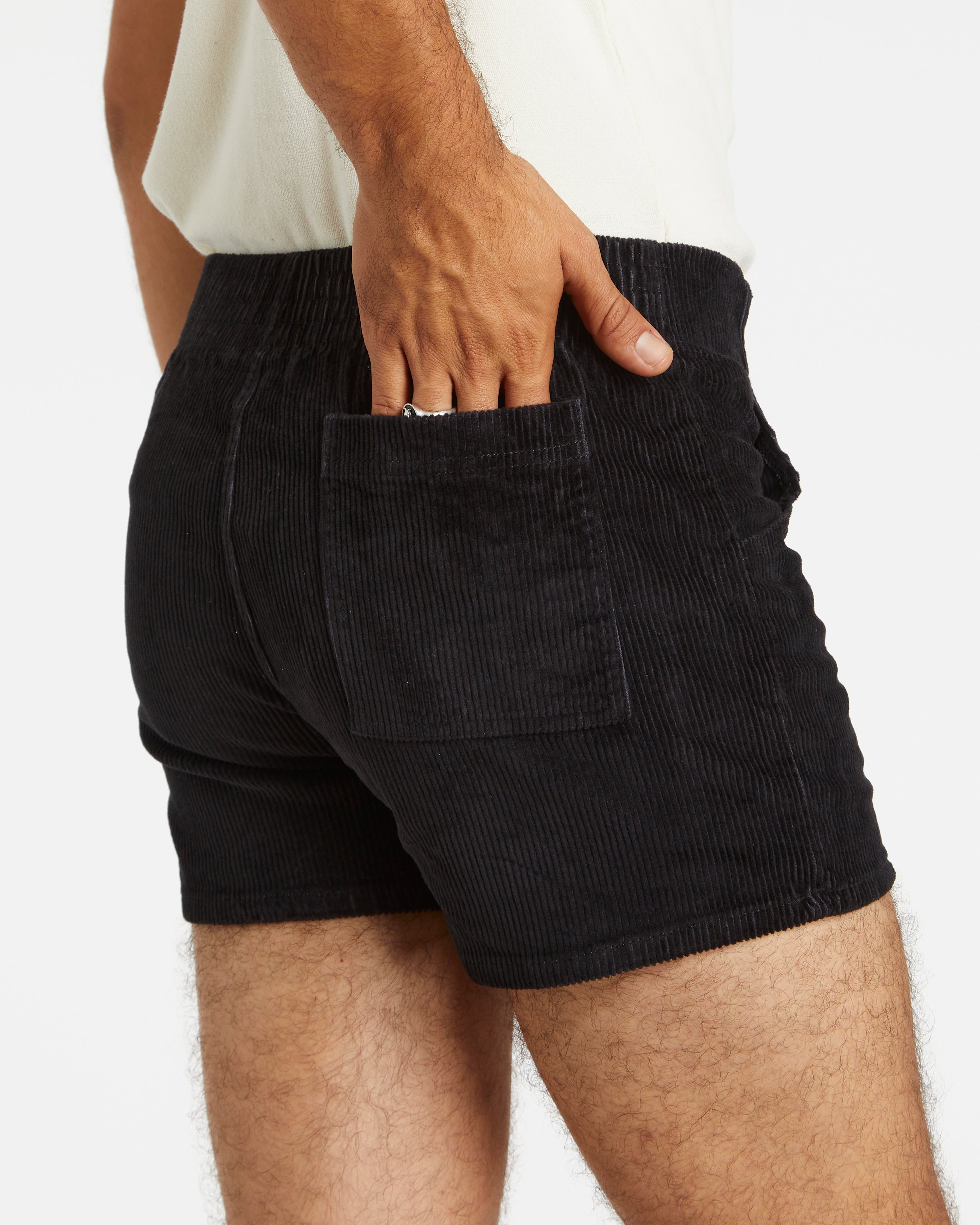 Hammies Men's Corduroy Short (Black)