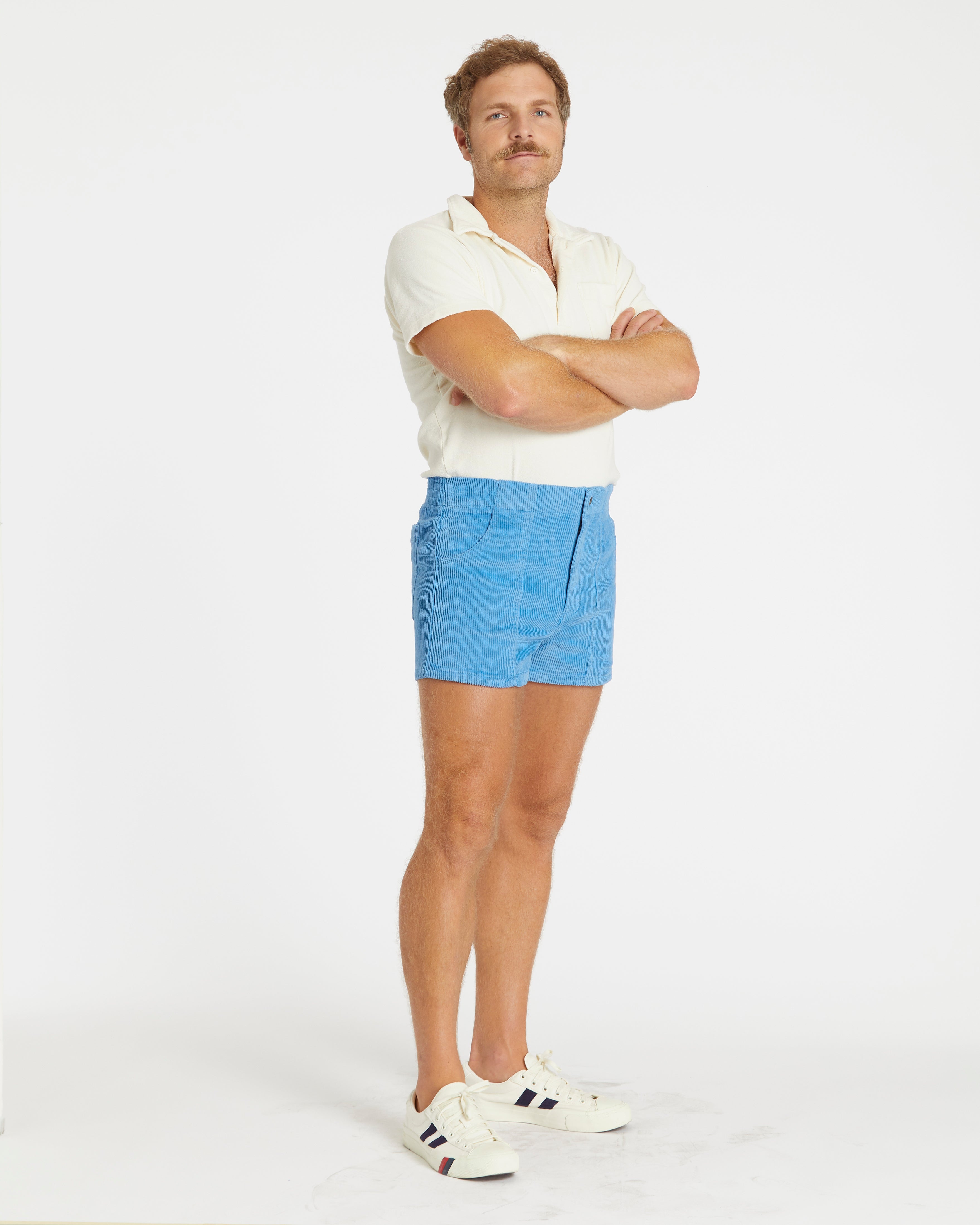 Hammies Men's Corduroy Short (Blue Poppy)