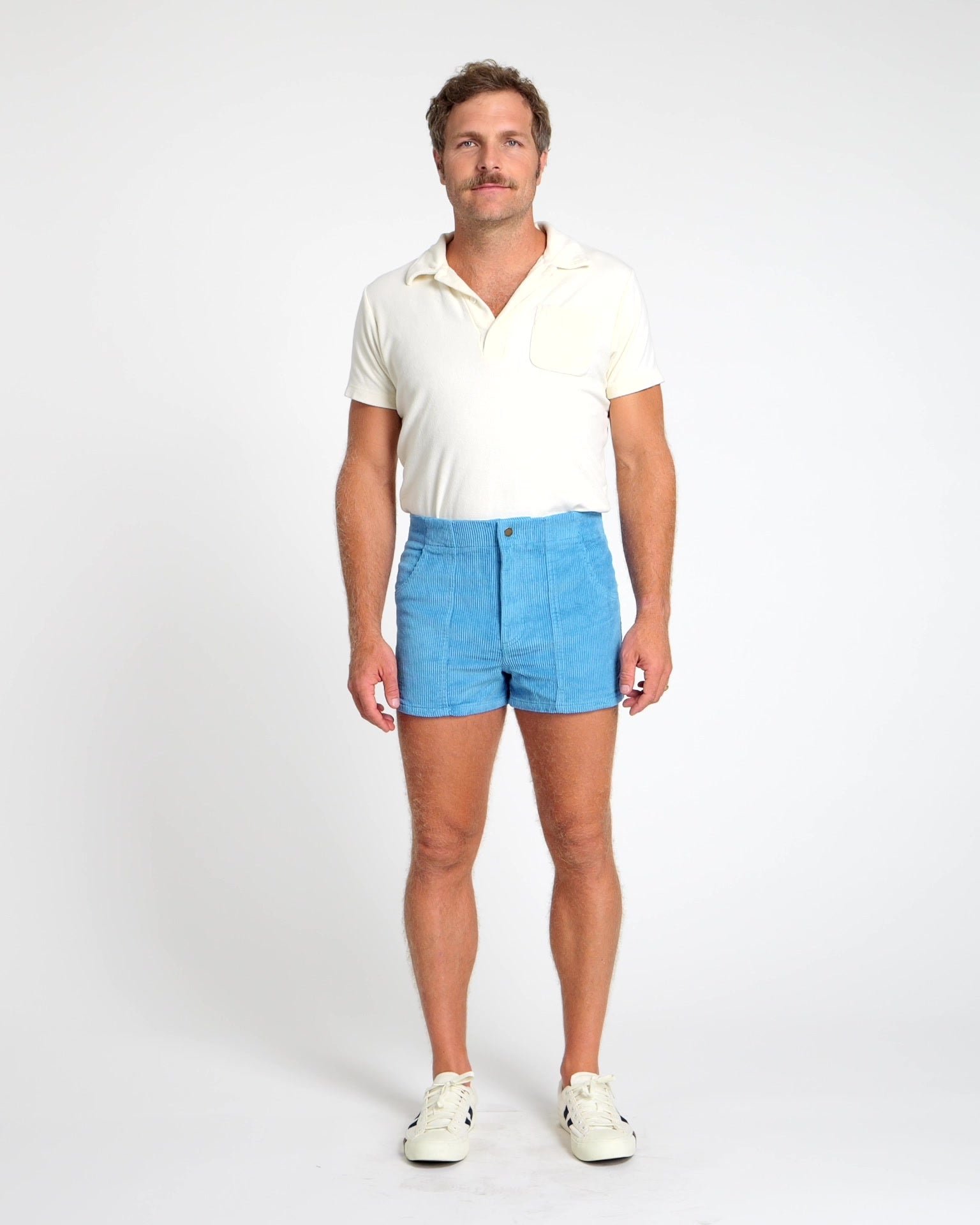 Hammies Men's Corduroy Short (Blue Poppy)