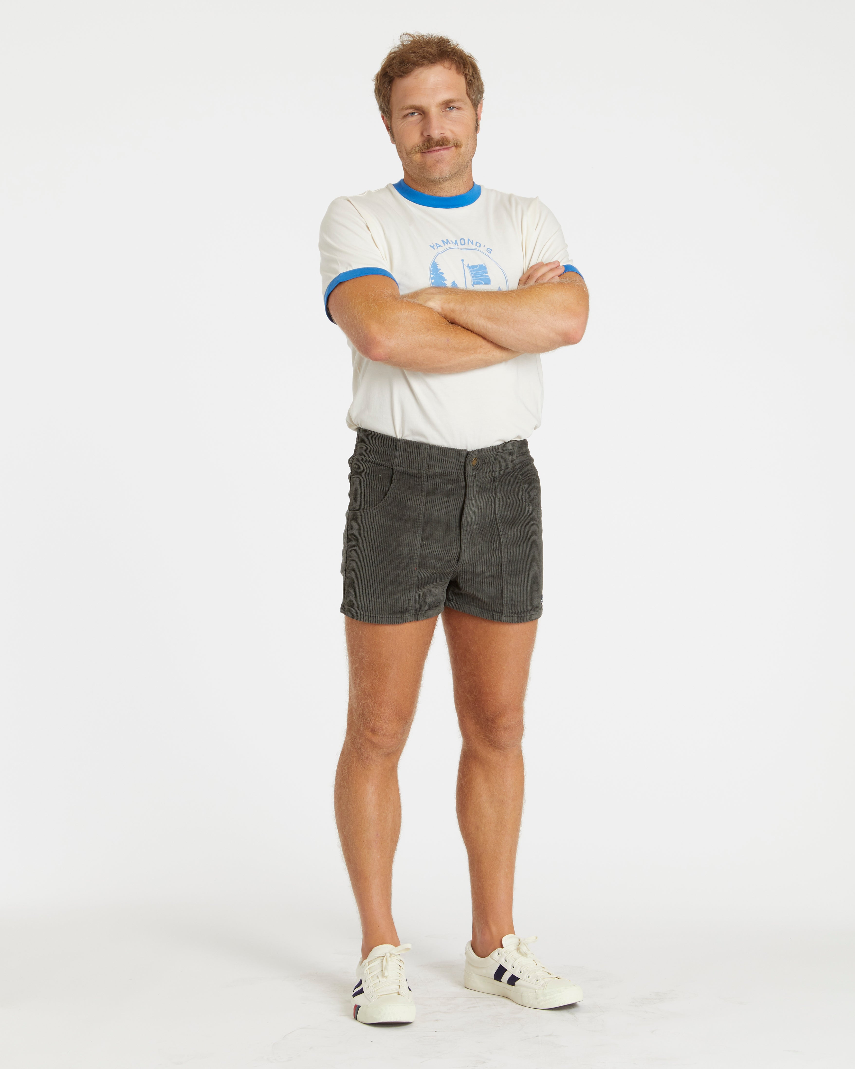 Hammies Men's Corduroy Short (Gray)