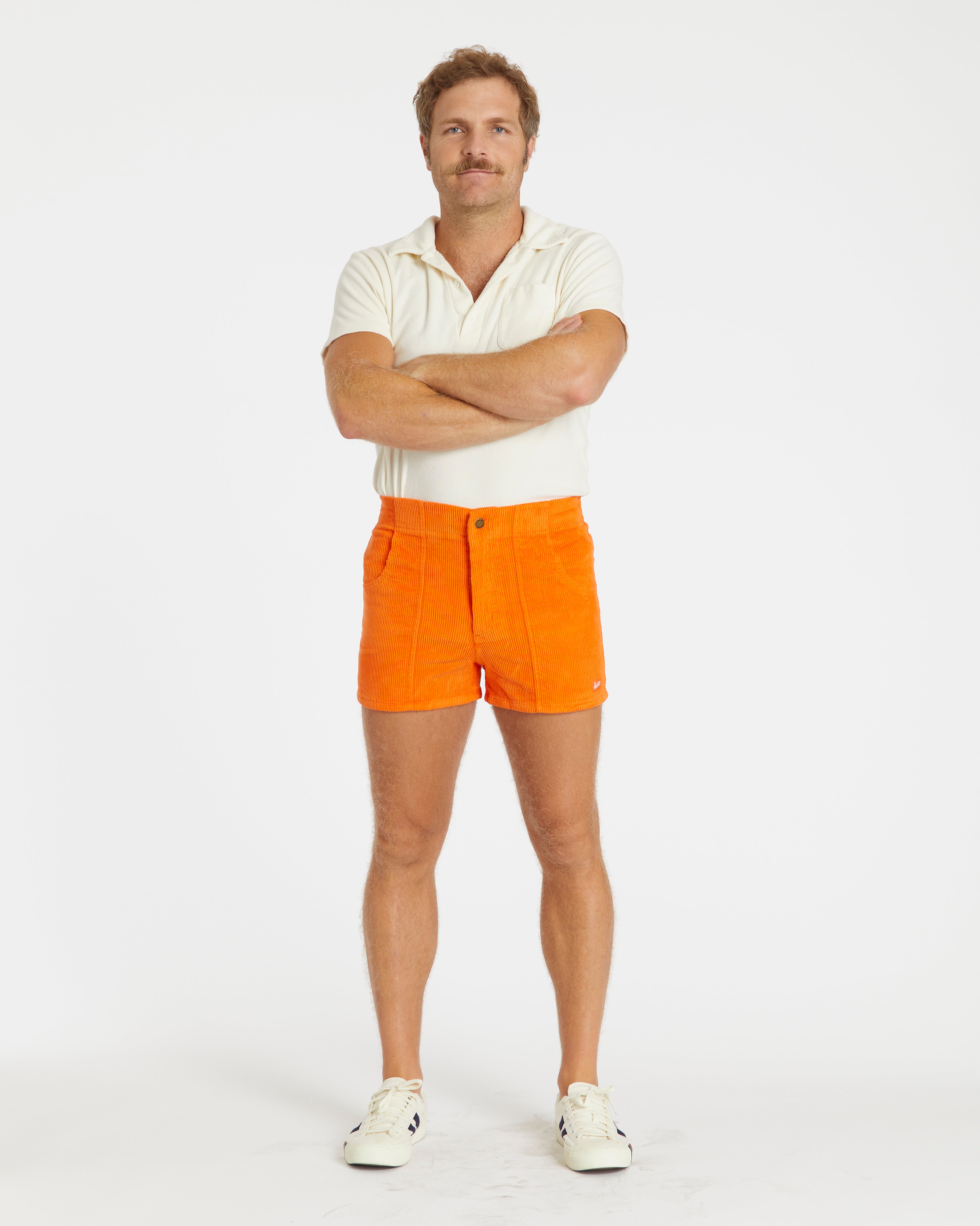 Hammies Men's Corduroy Short (Orange)