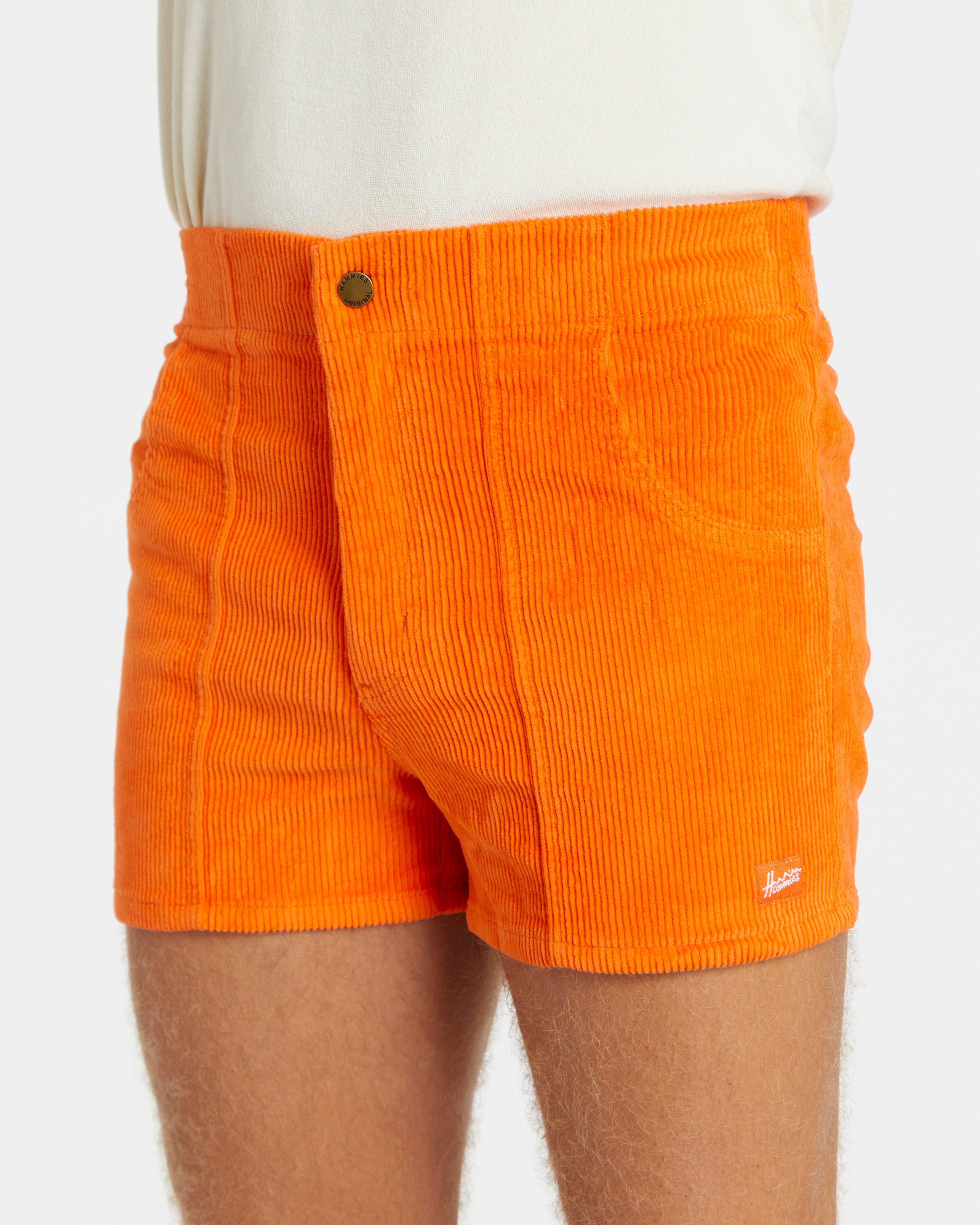 Hammies Men's Corduroy Short (Orange)