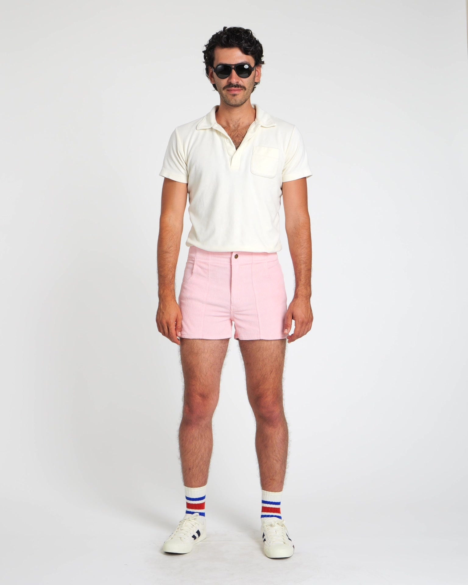 Hammies Men's Corduroy Short (Powder Pink)
