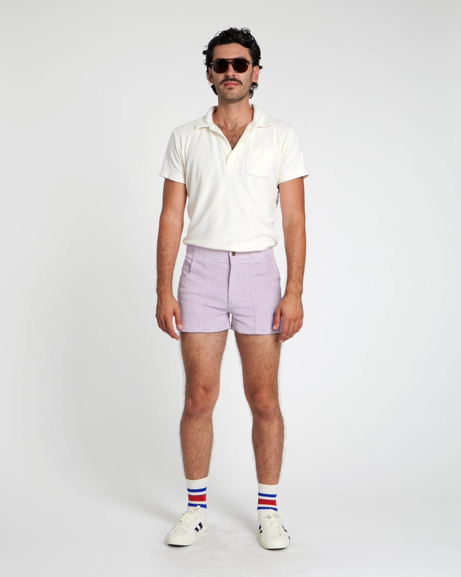 Hammies Men's Corduroy Short (Powder Purple)