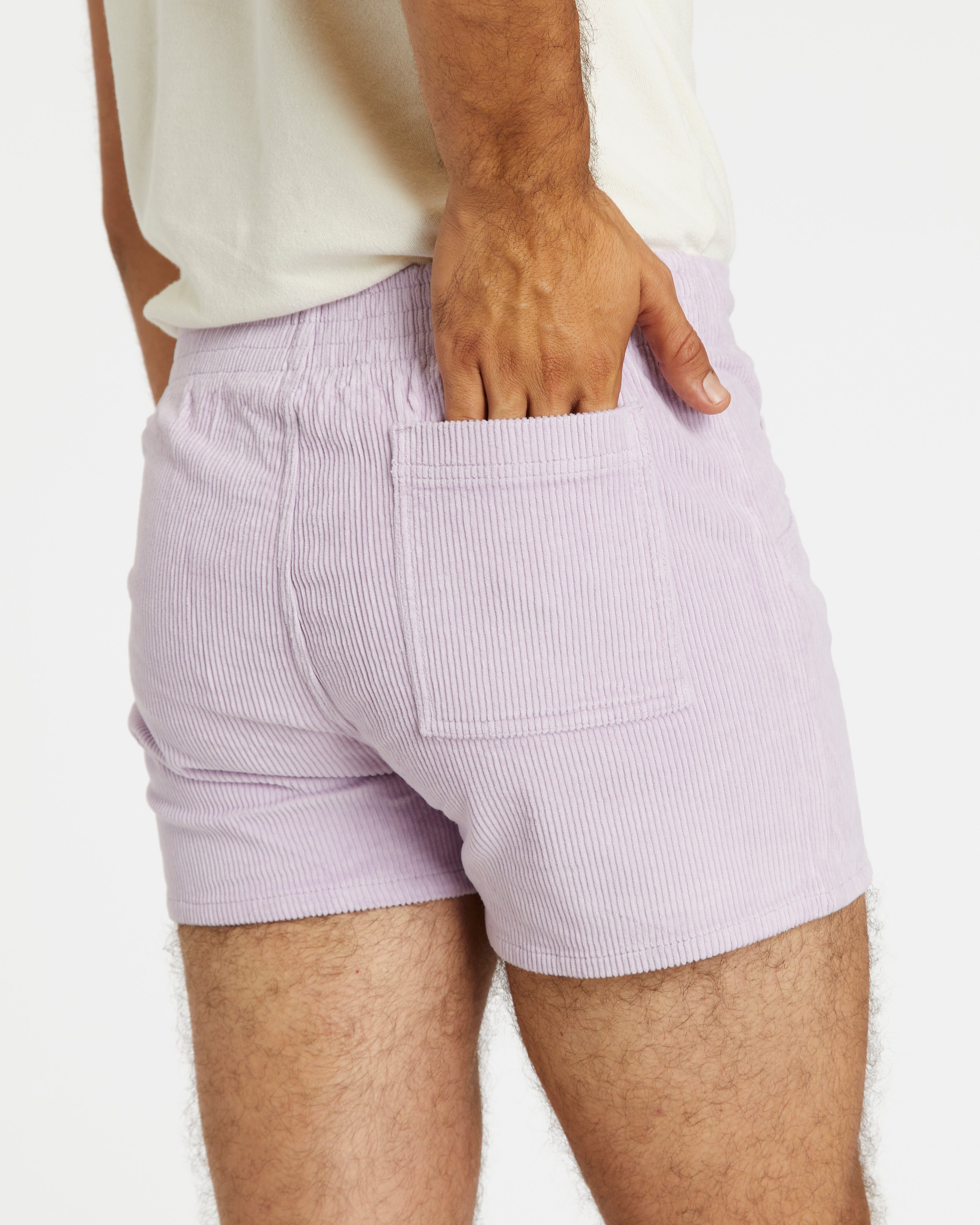 Hammies Men's Corduroy Short (Powder Purple)
