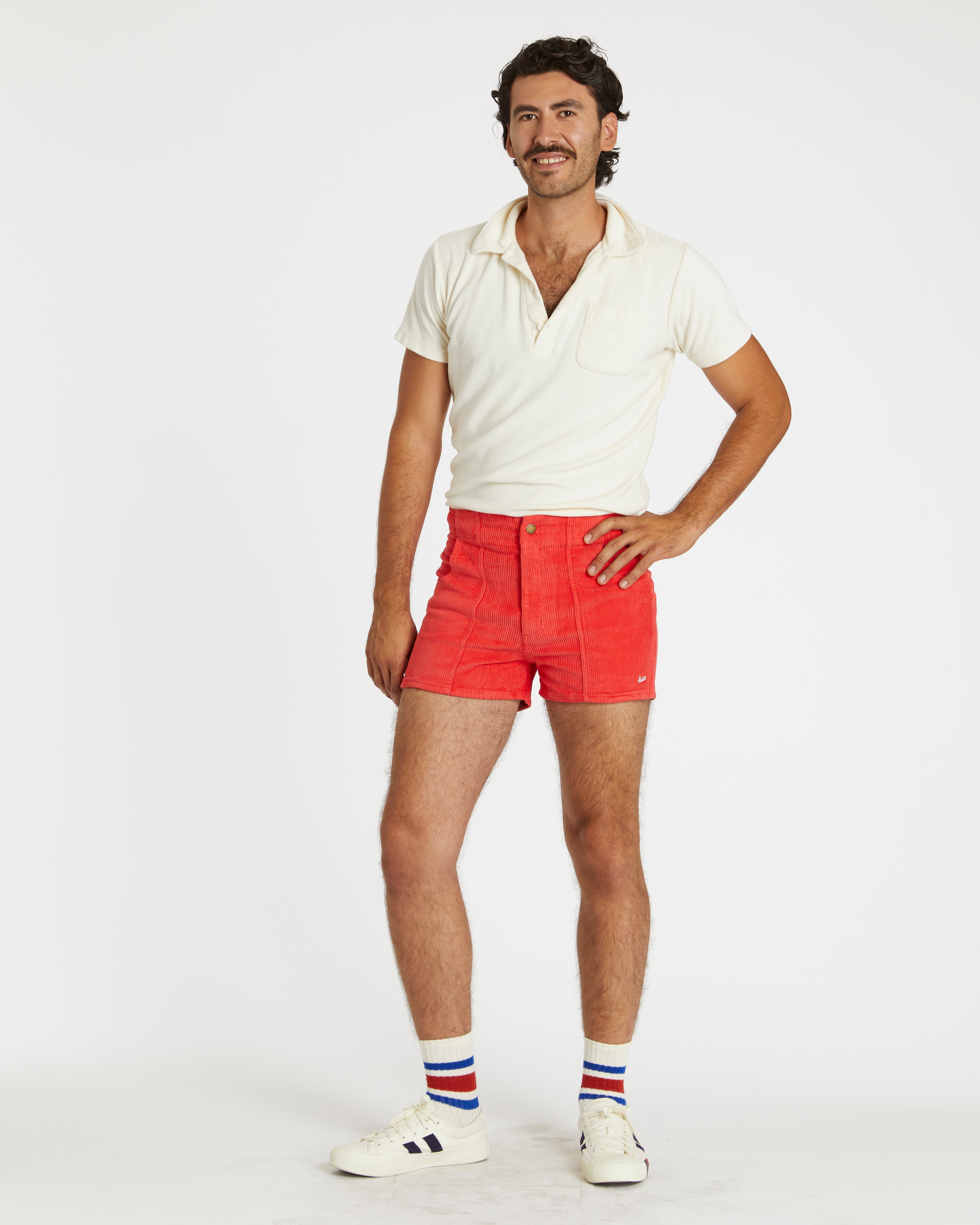 Hammies Men's Corduroy Short (Red)