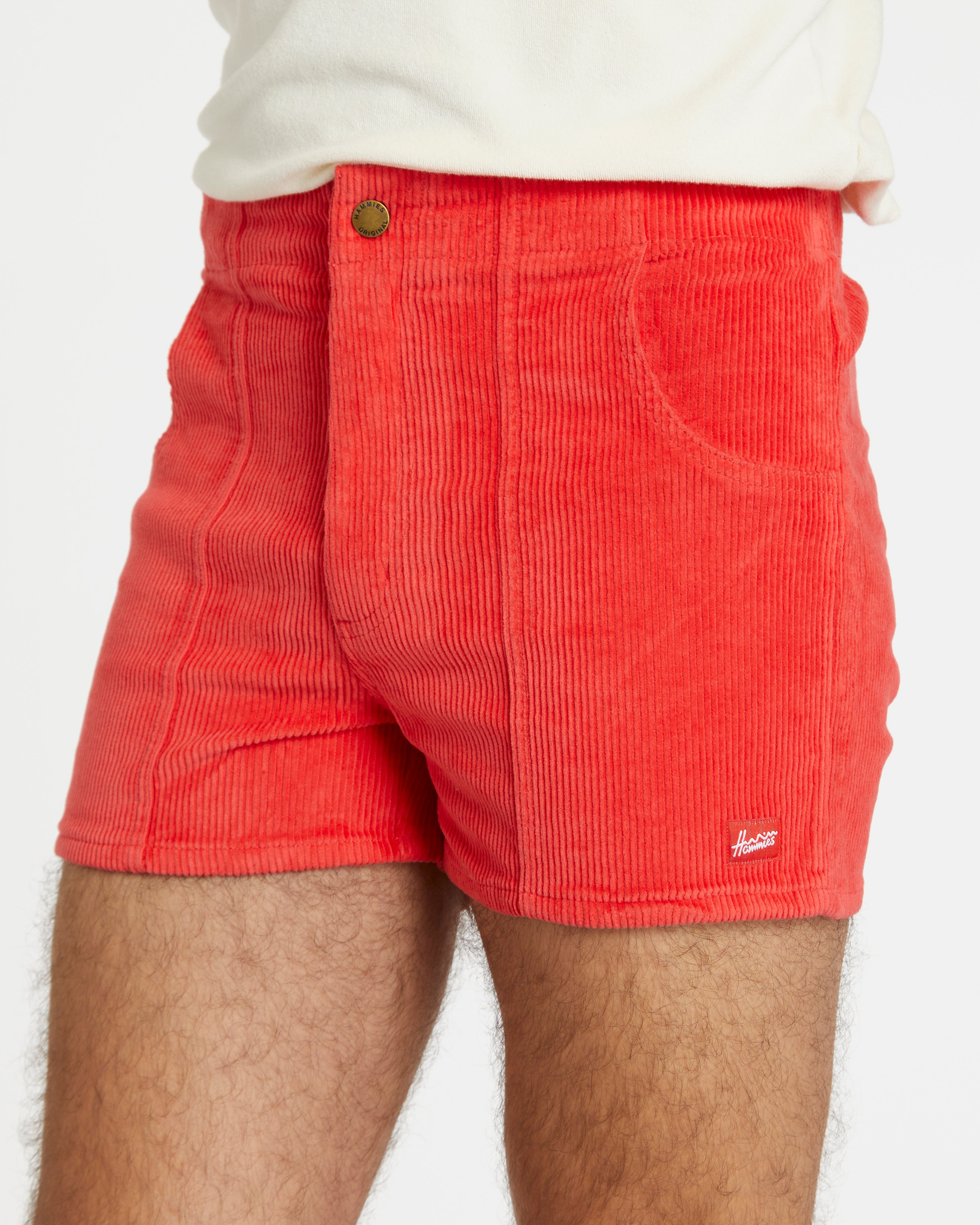 Hammies Men's Corduroy Short (Red)