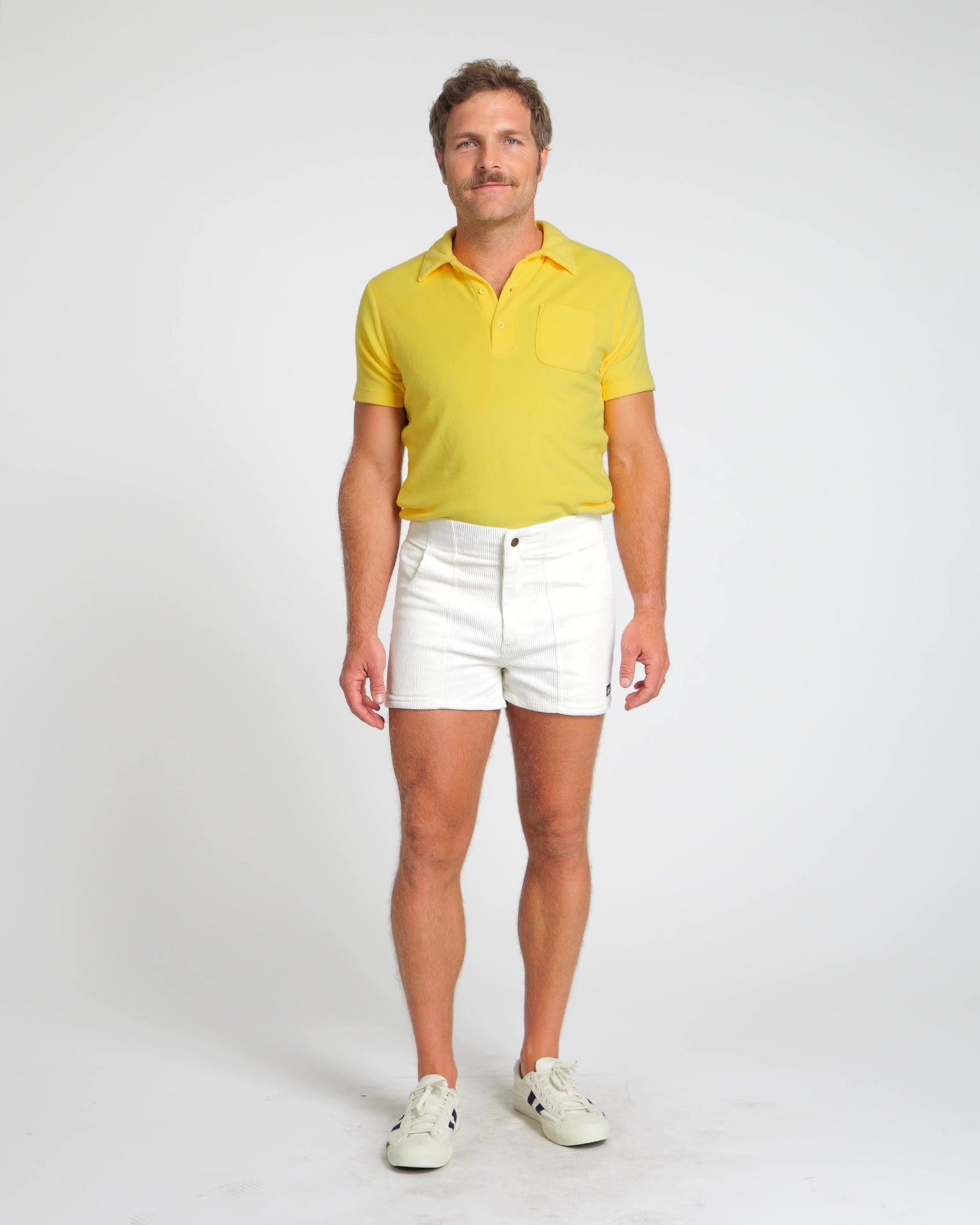 Hammies Men's Corduroy Short (White)