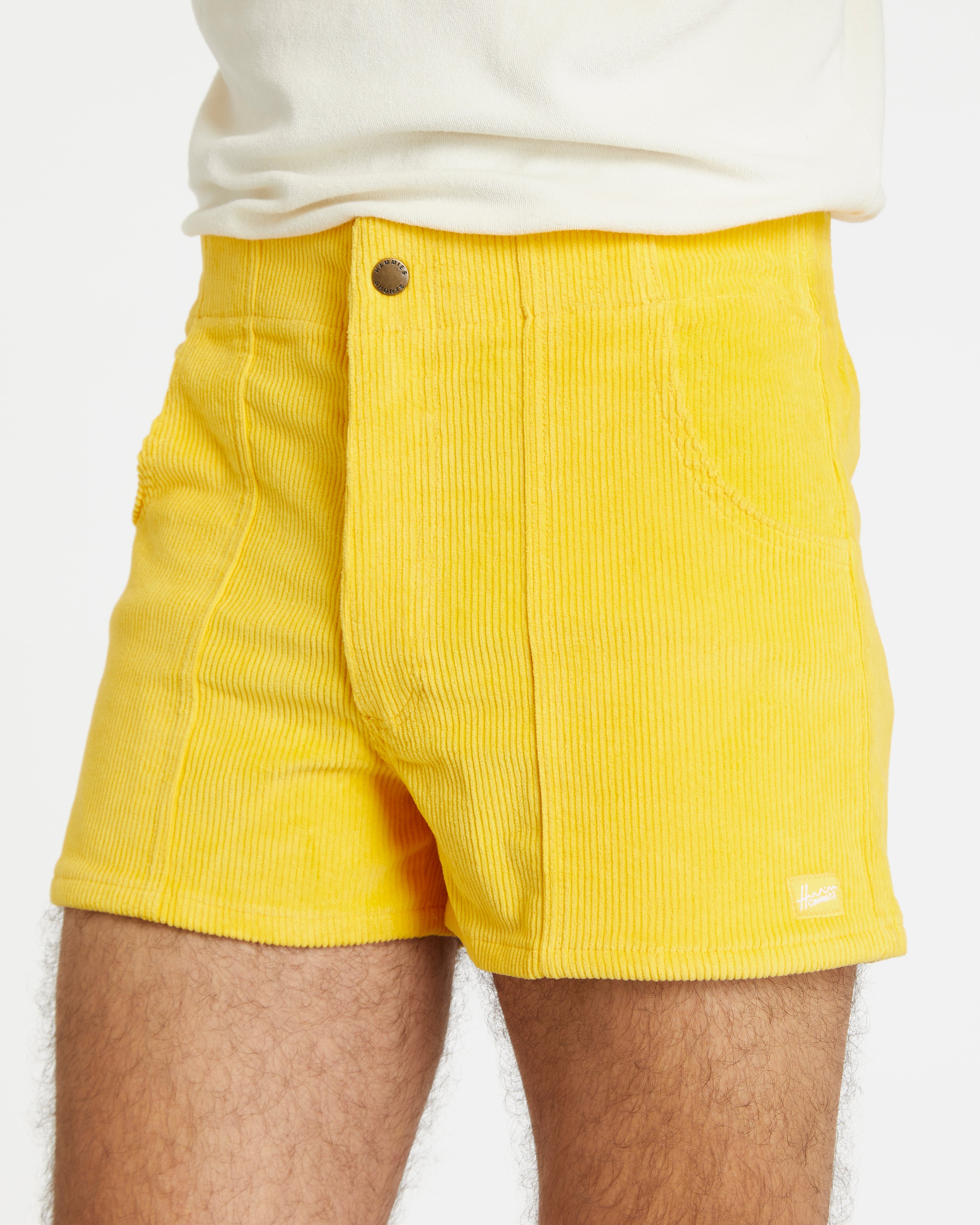 Hammies Men's Corduroy Short (Yellow)