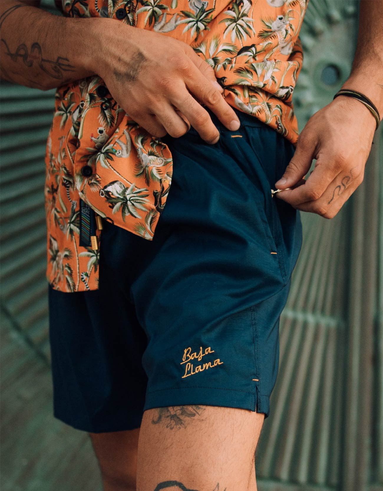 Fort Knox Navy Stretch Swimsuit