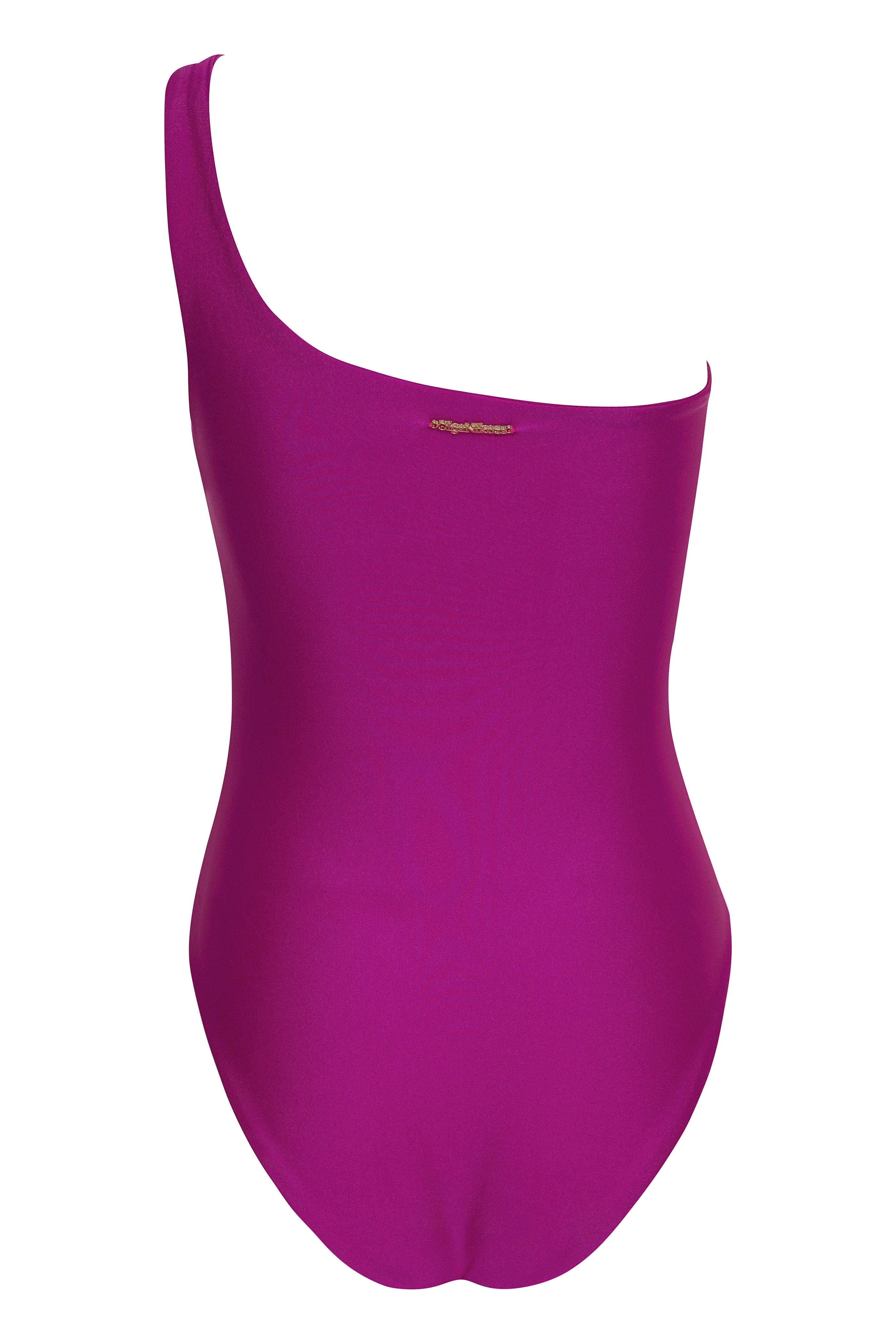 Purple swimsuit on a white background