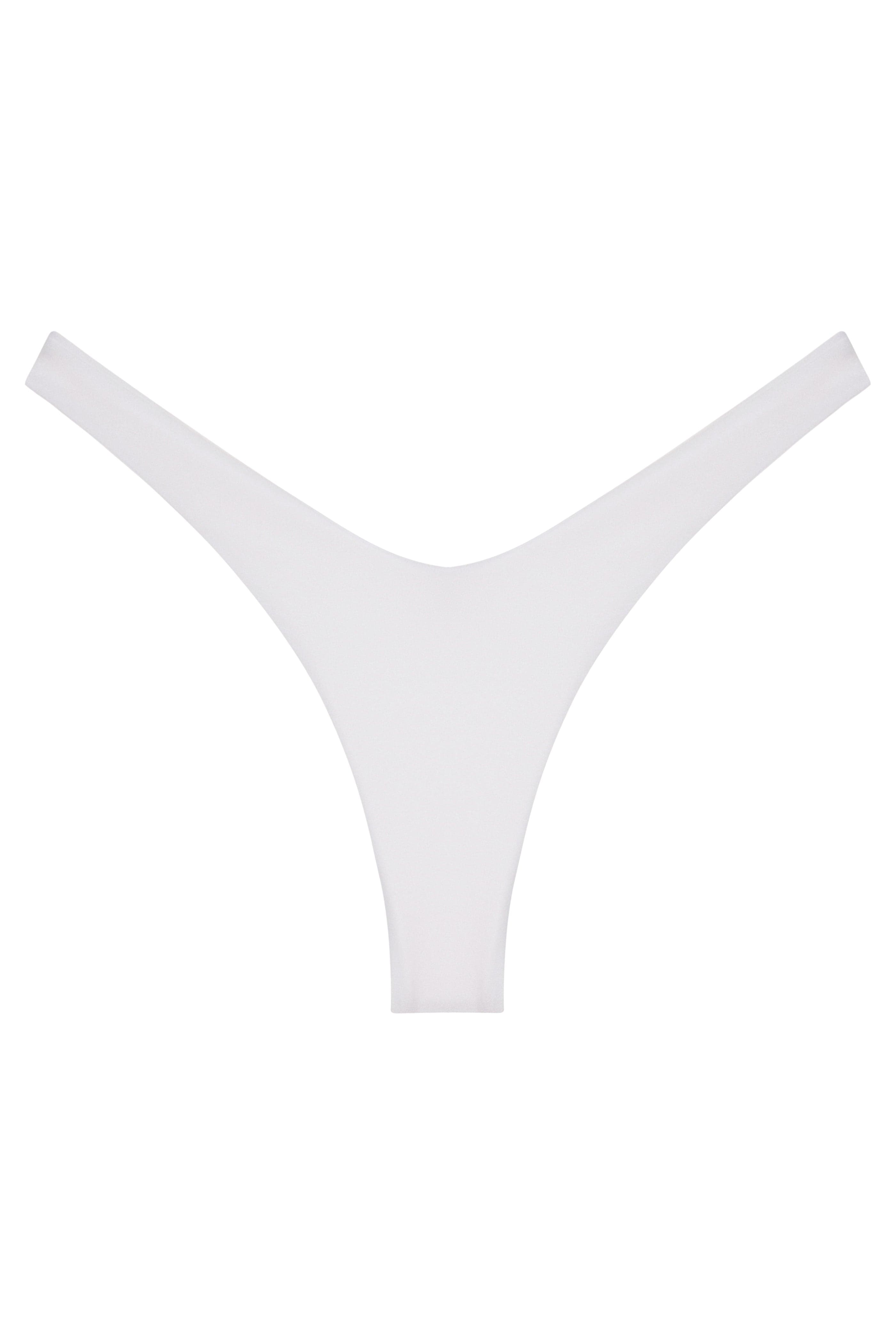 White thong on a white background