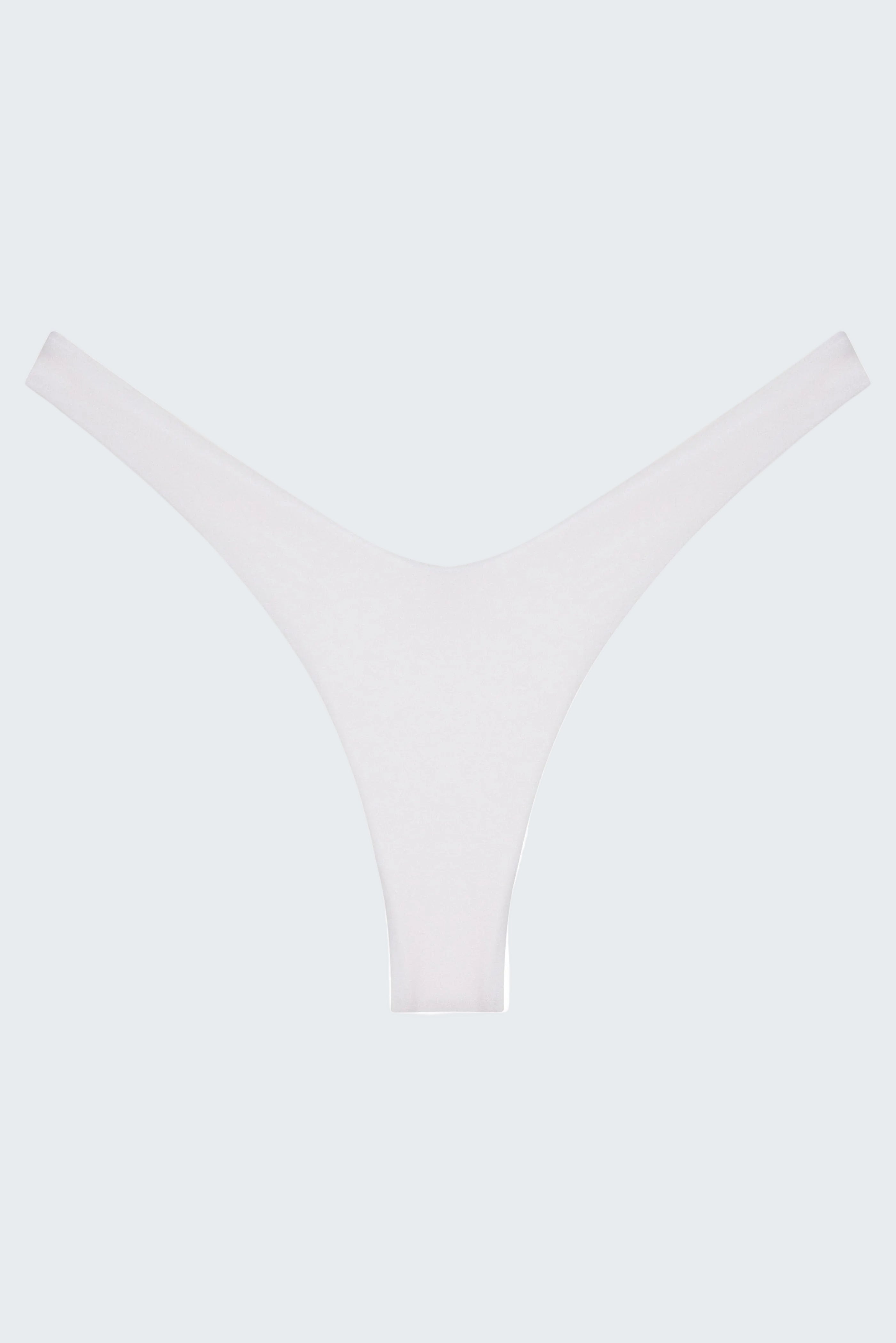 White thong on a white background
