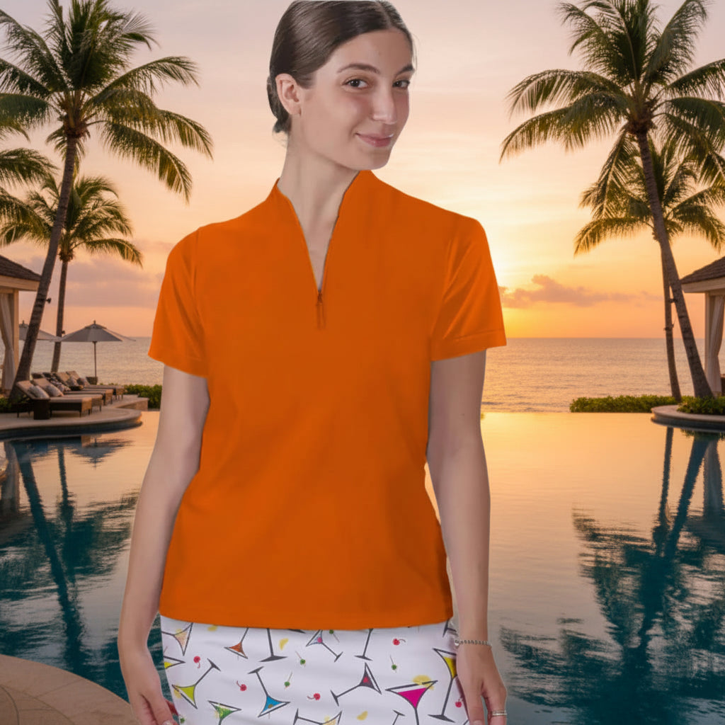 orange shirt